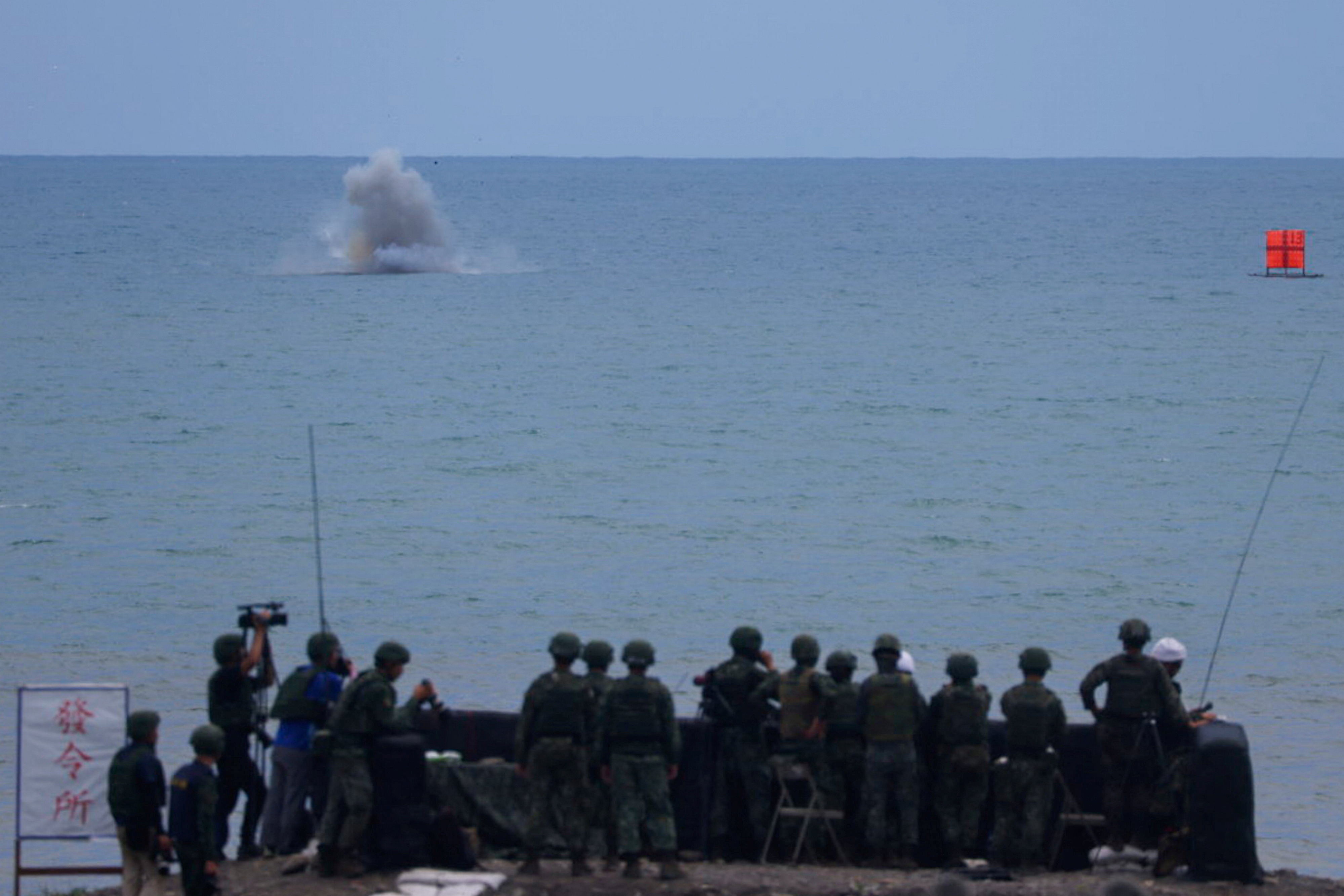 Taiwan Military Holds Live Fire Drills On Strategic Southern Coast