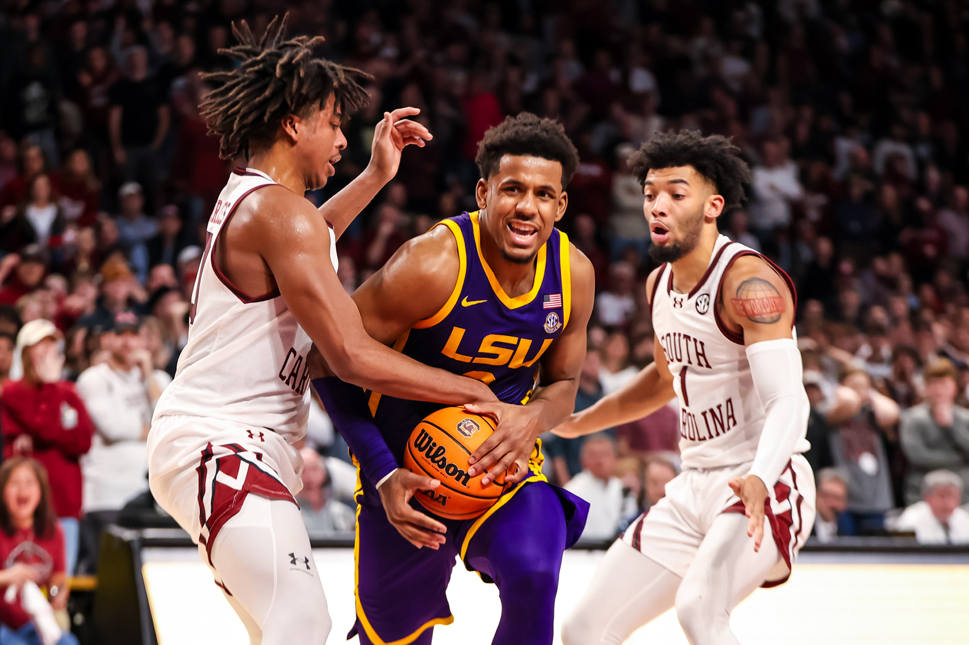 Lsu Rallies From Down Stuns No South Carolina Late Reuters