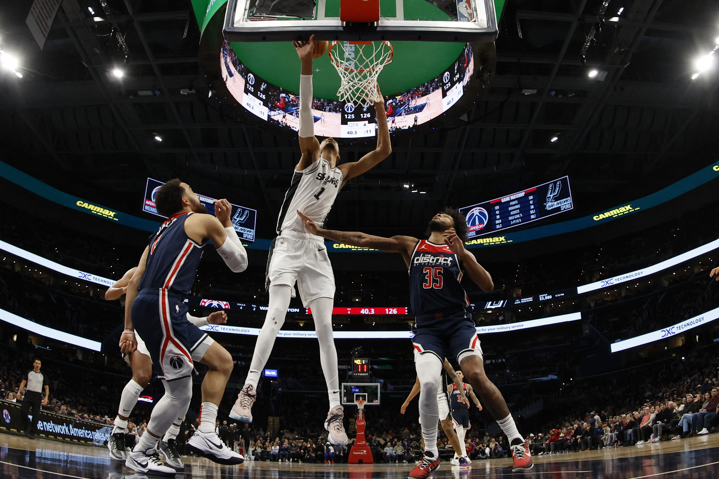 Spurs Erase Late Point Deficit To Top Wizards Reuters