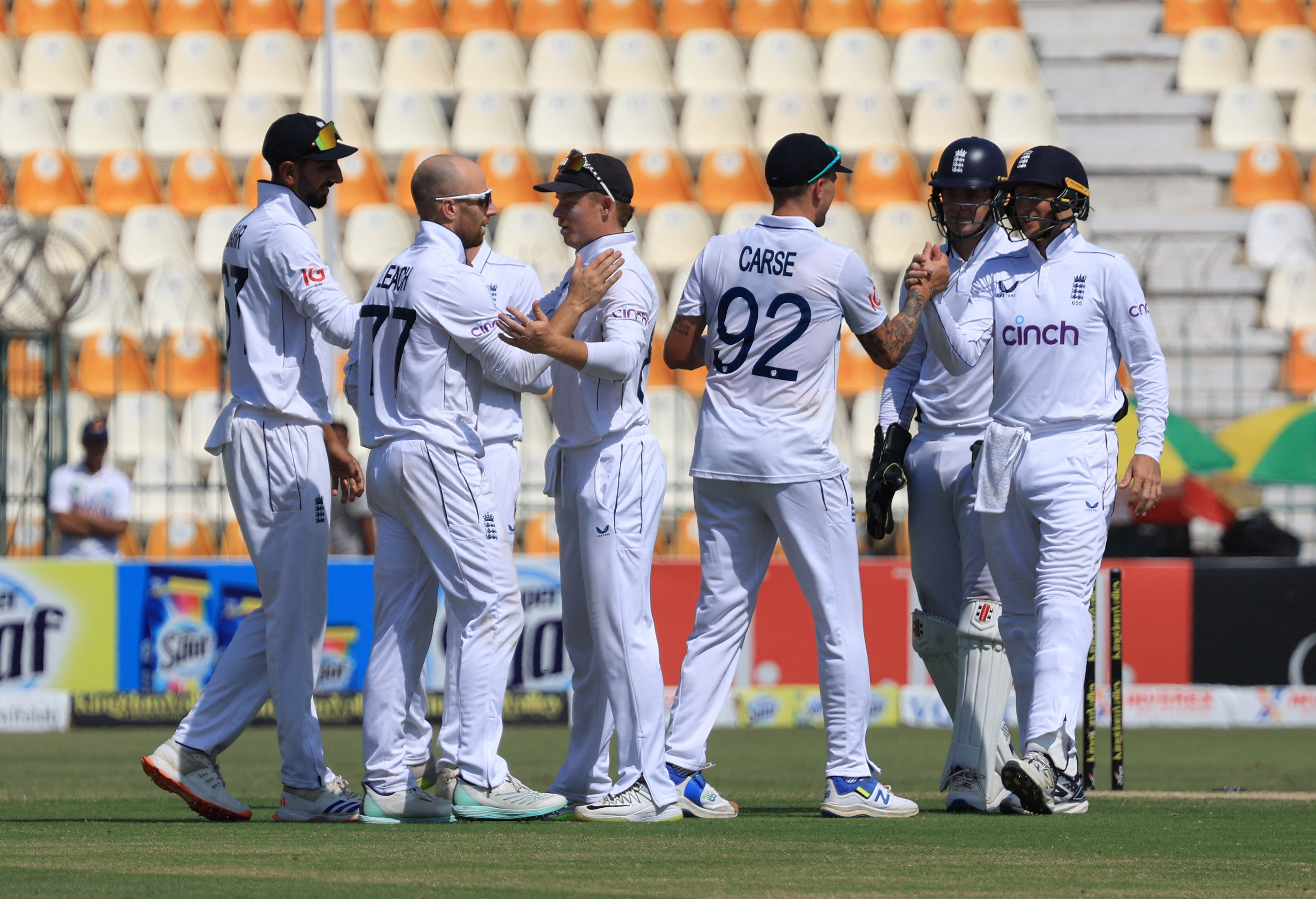 England Thump Pakistan By Innings And Runs For Historic Test Win