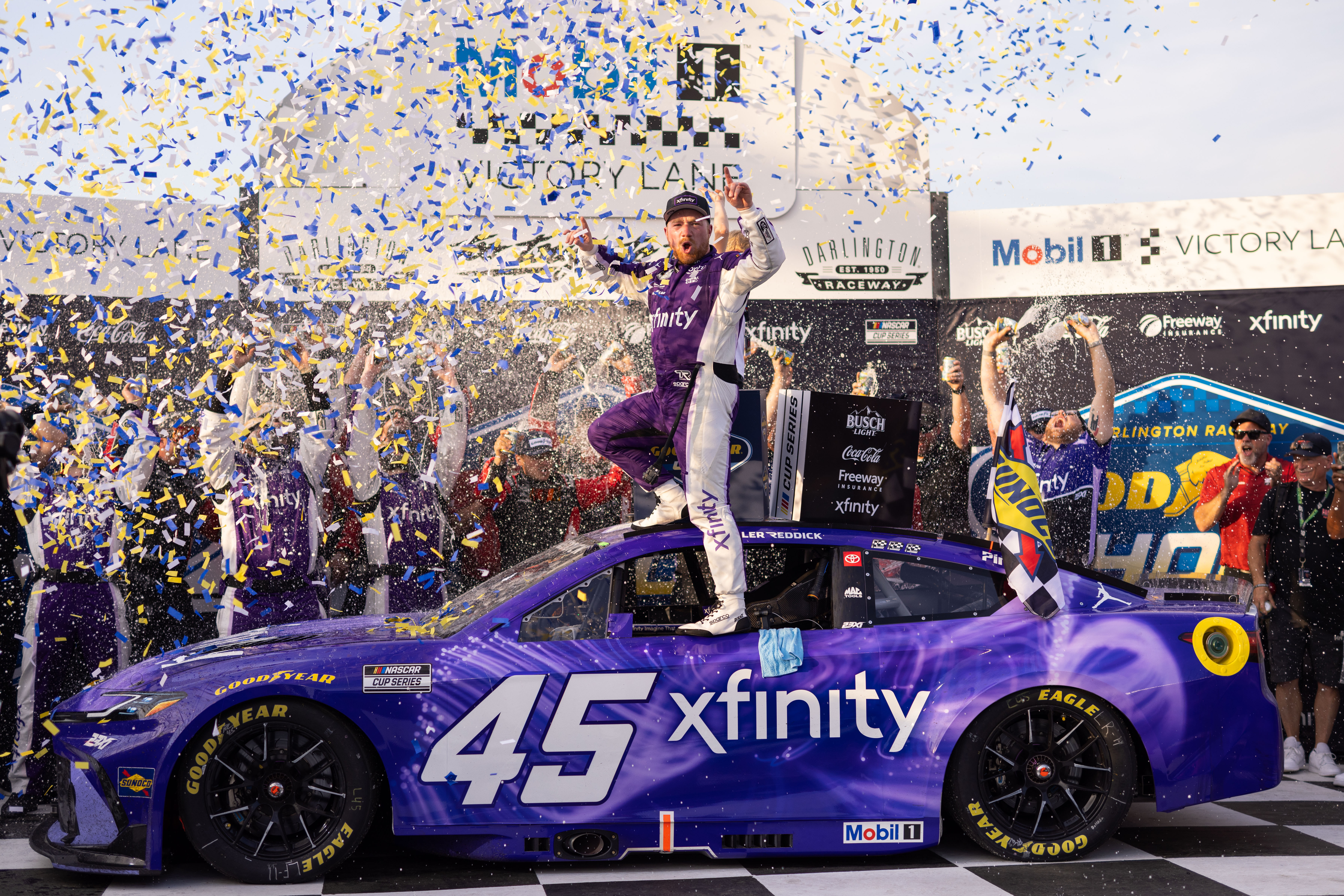 Tyler Reddick claims fourth '26 win in six races at Goodyear 400