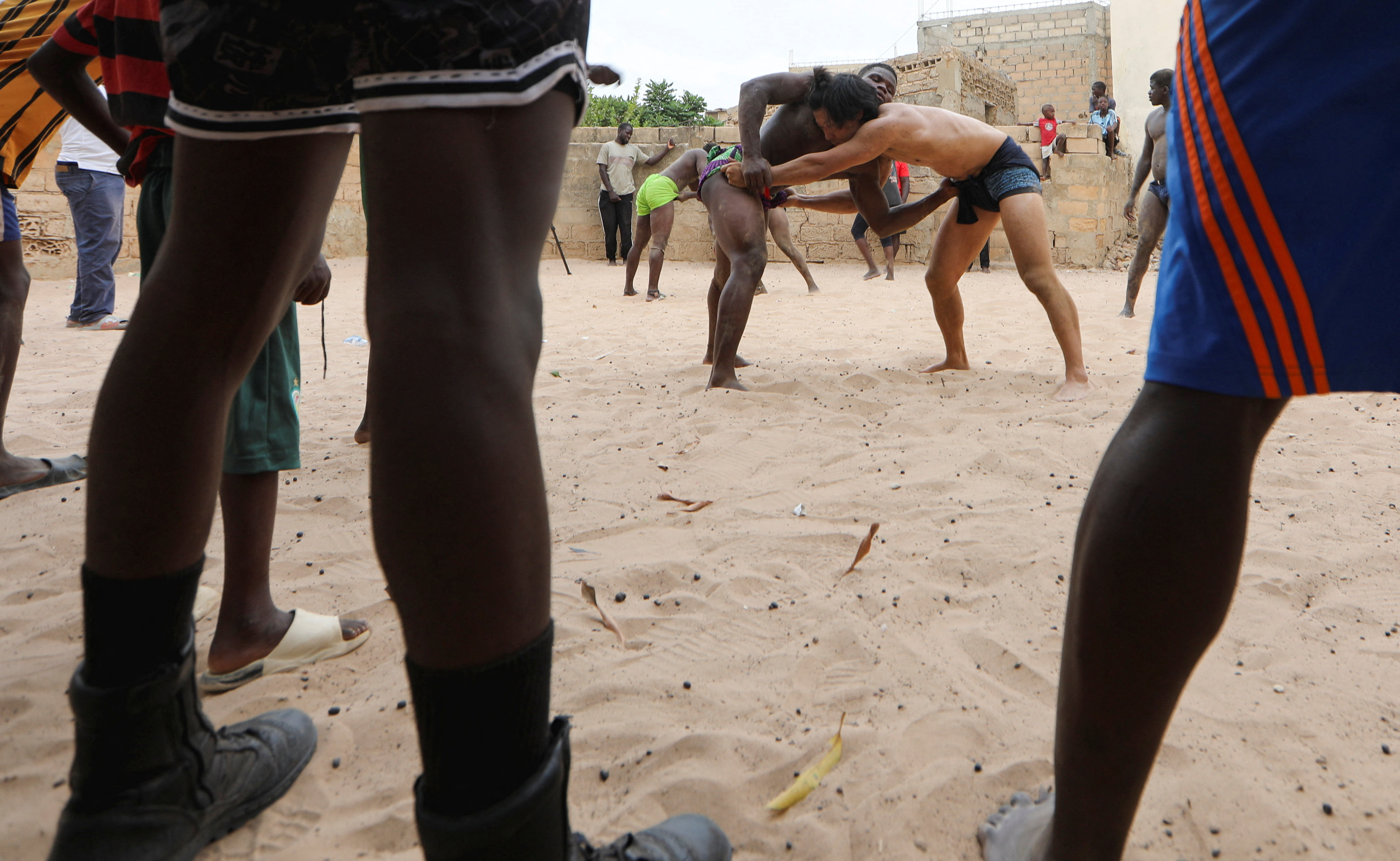 Japanese wrestler moves to Senegal to master ancient martial art