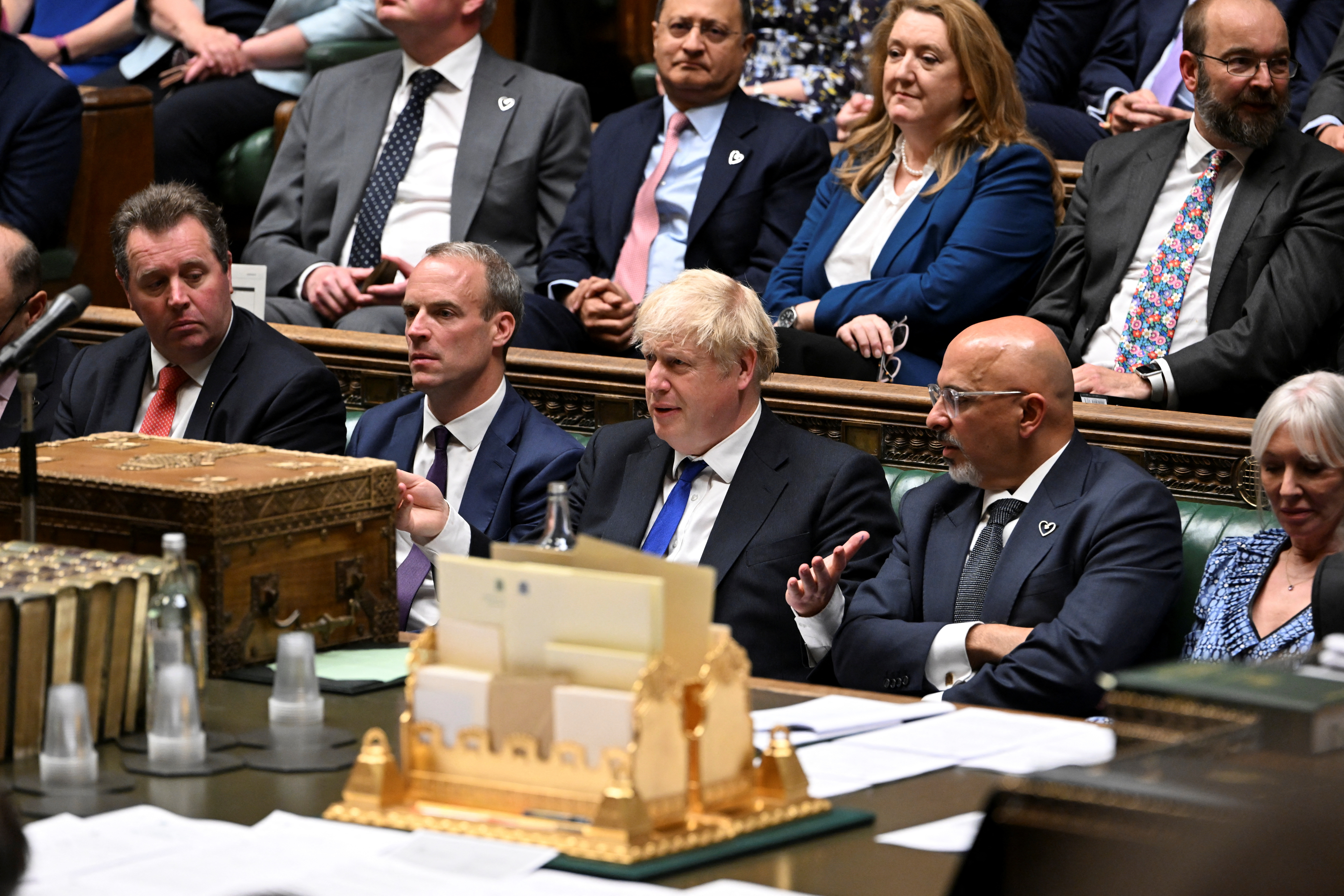 Prime Minister's Questions at the House of Commons in London