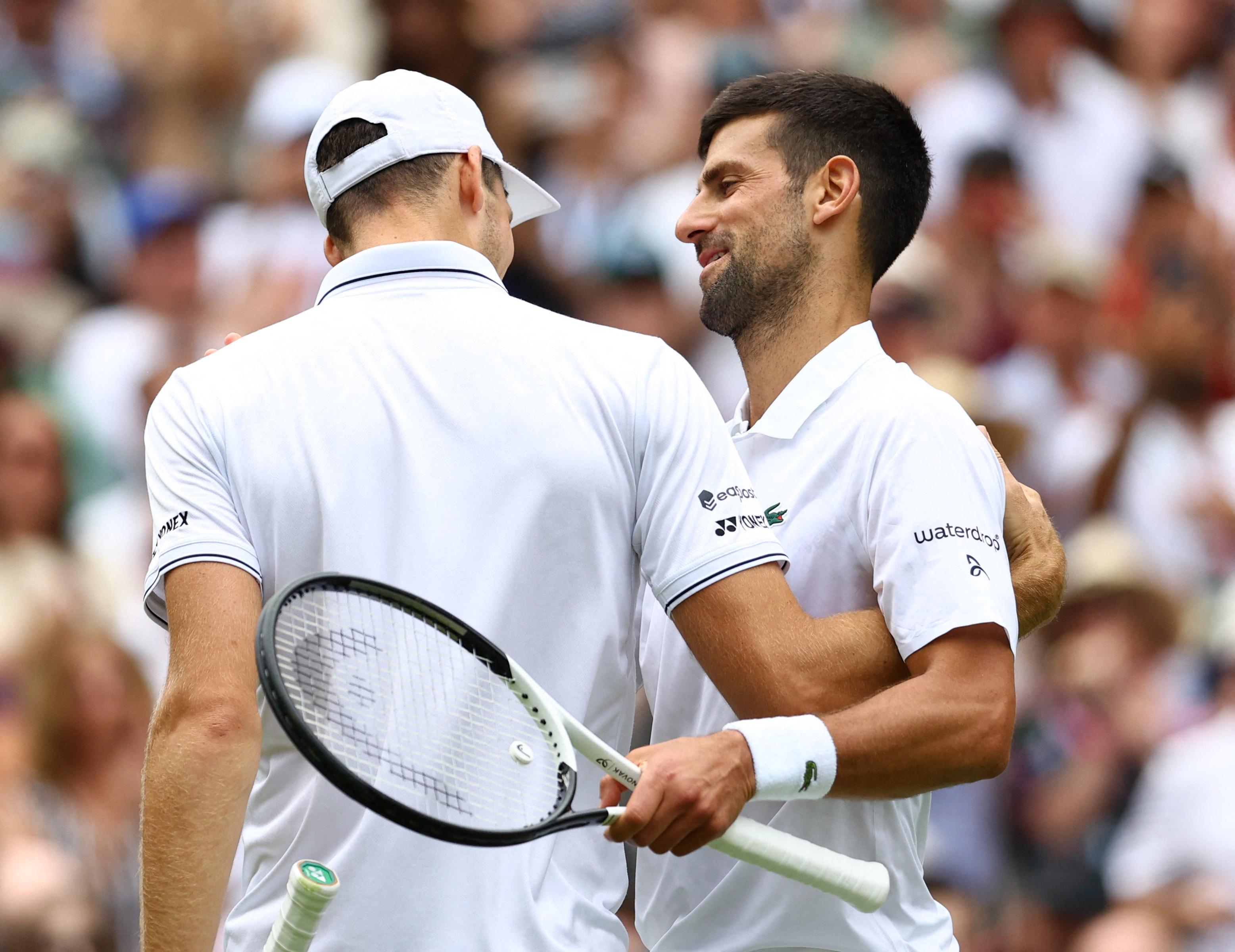 Two Sets Closer to History - Djokovic Leads Hurkacz by Two