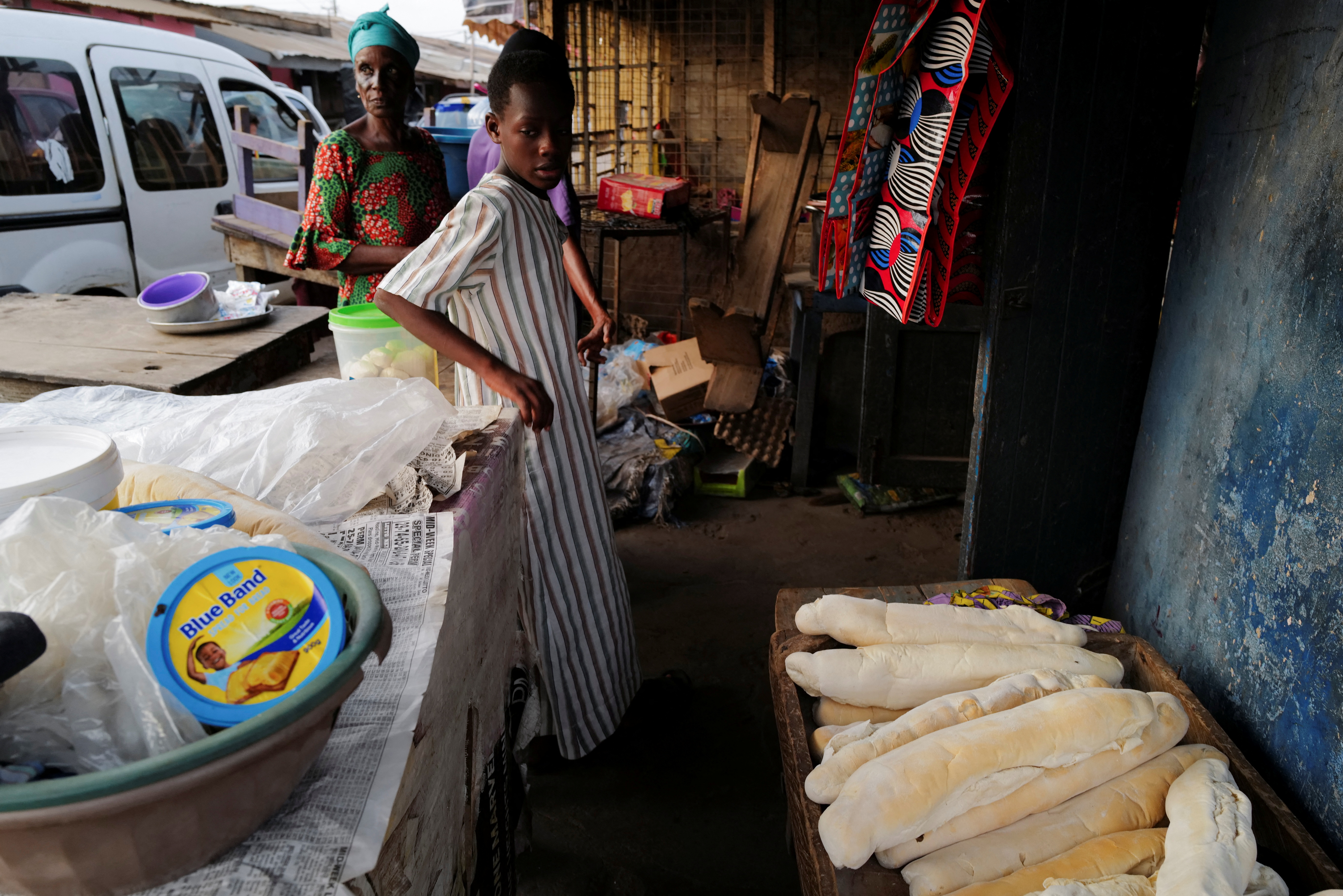 Bread making at Bethel Brothers Bakery in Accra