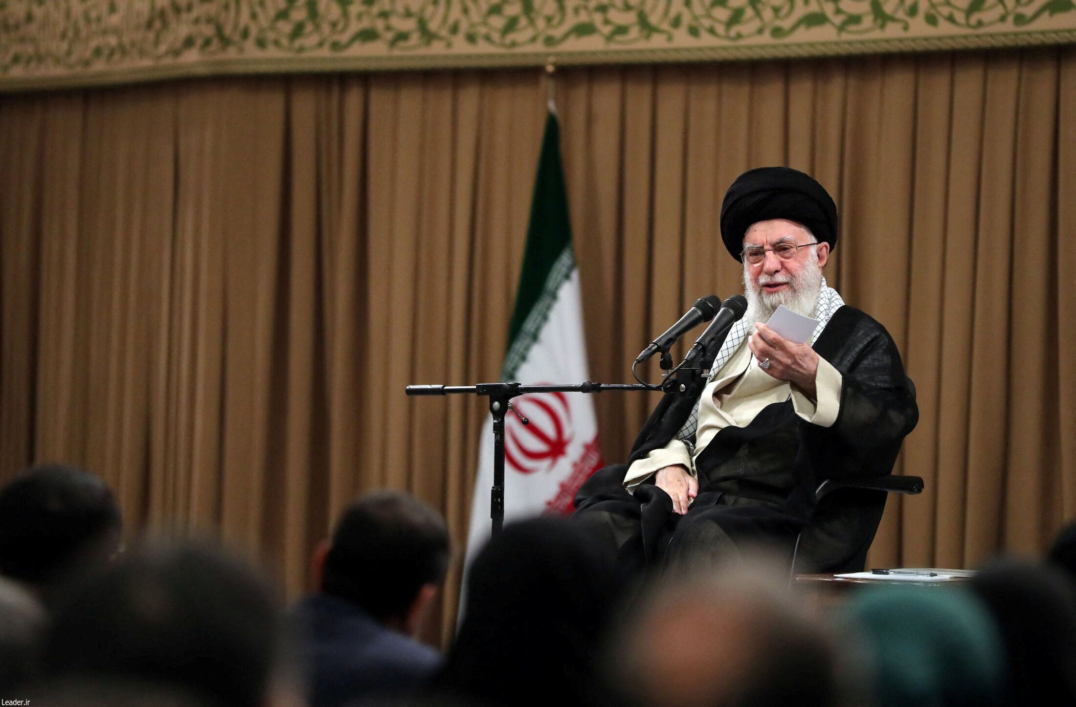 Iran's Supreme Leader Khamenei meets with members of parliament in Tehran