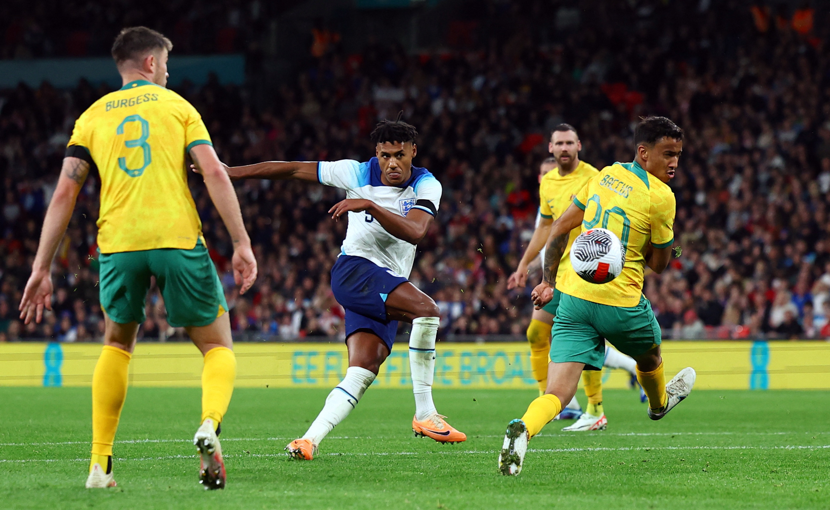 Experimental England side beat lively Australia 1-0 in Wembley friendly