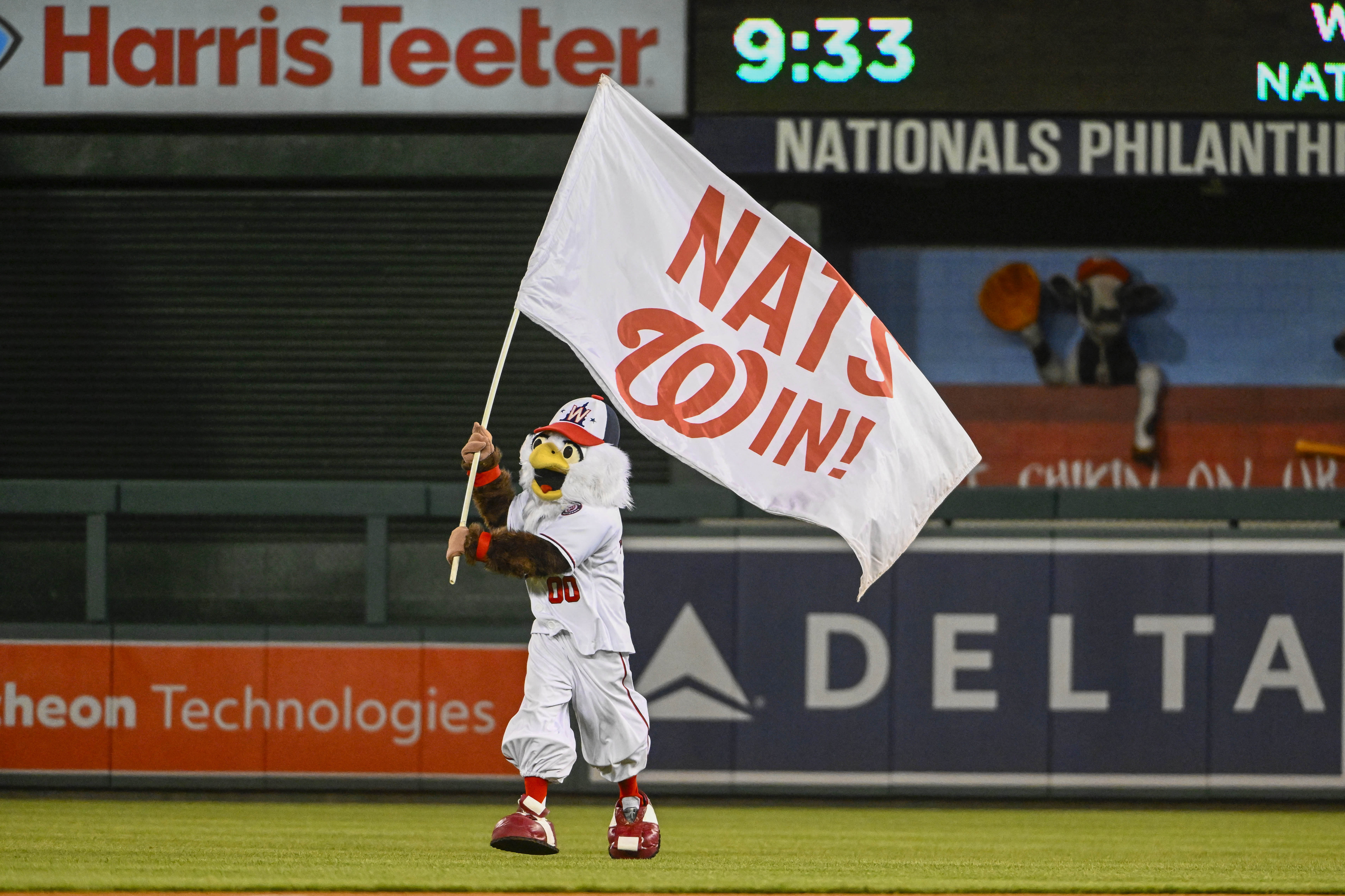 Baseball Washington Nationals Mascot Screech Editorial Image - Image of  major, training: 96383255