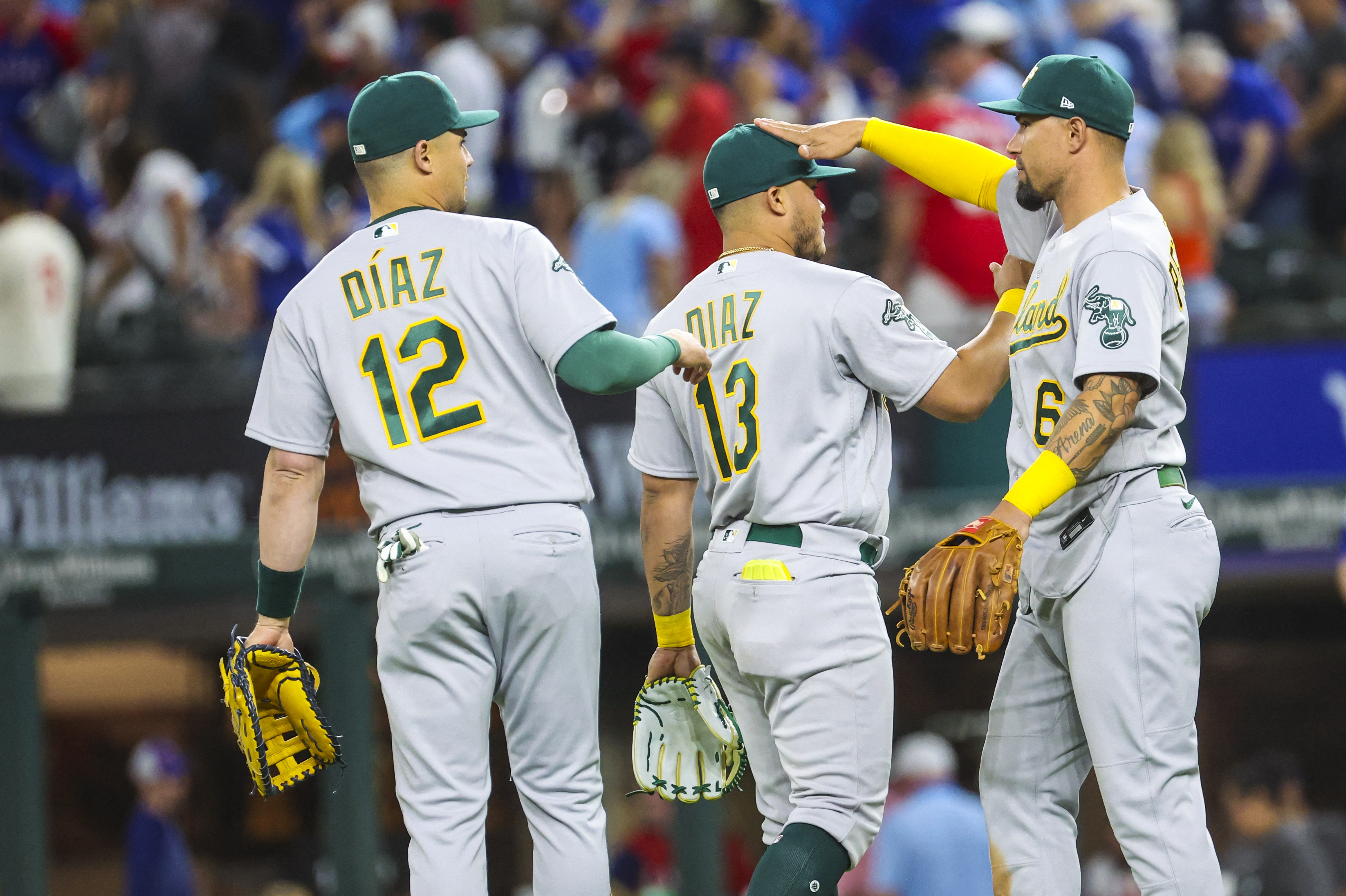 A's rally past Rangers, snap 7-game losing skid