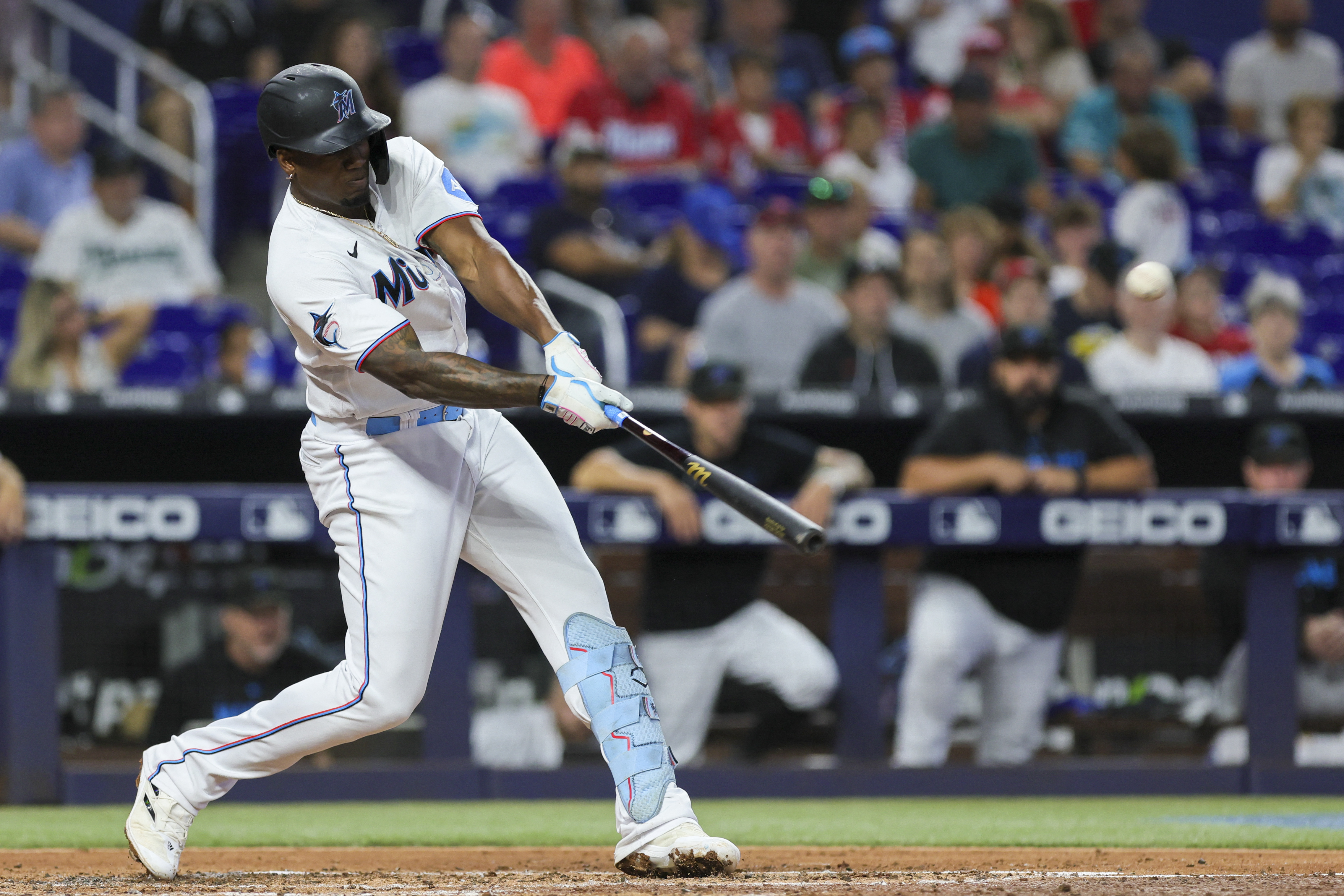 Bally Sports Florida: Marlins on X: Jorge Soler homered and made two great  plays in RF for the Marlins in tonight's win! He speaks with @KellySaco  postgame 👇 @Marlins