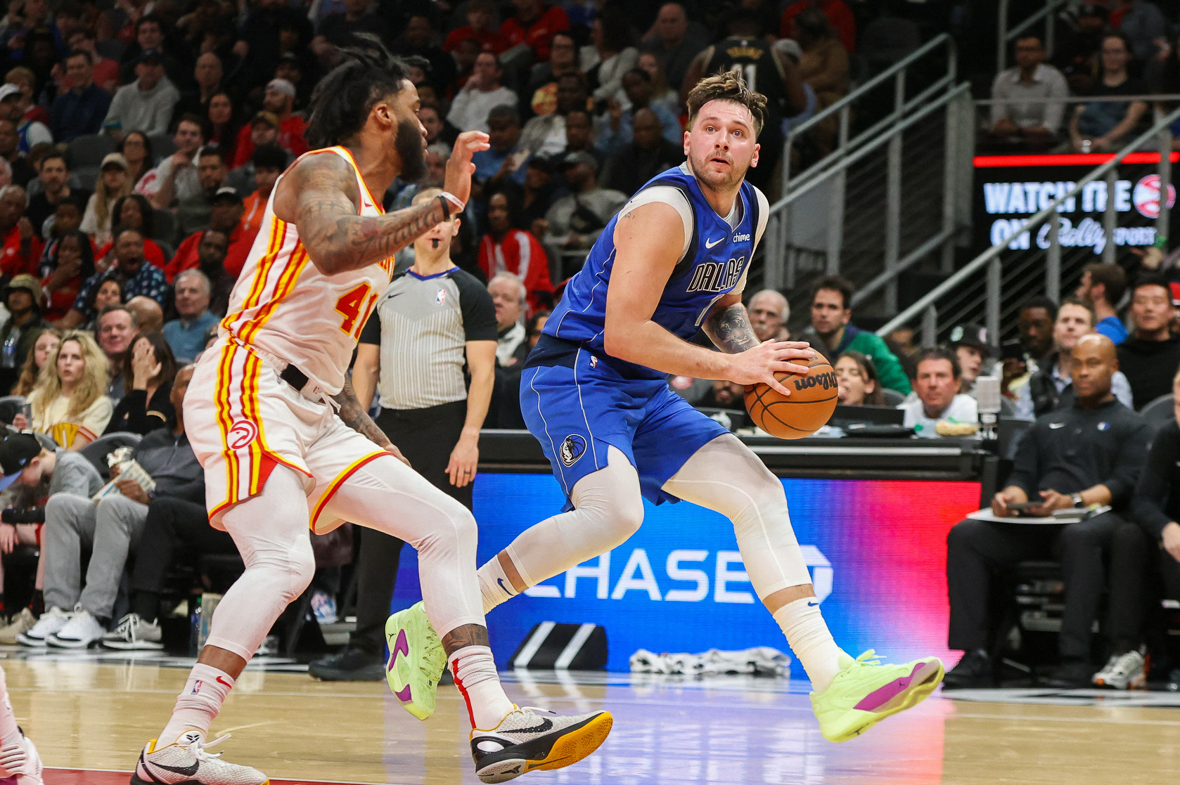 Luka Doncic scores team-record 73 as Mavs top Hawks | Reuters