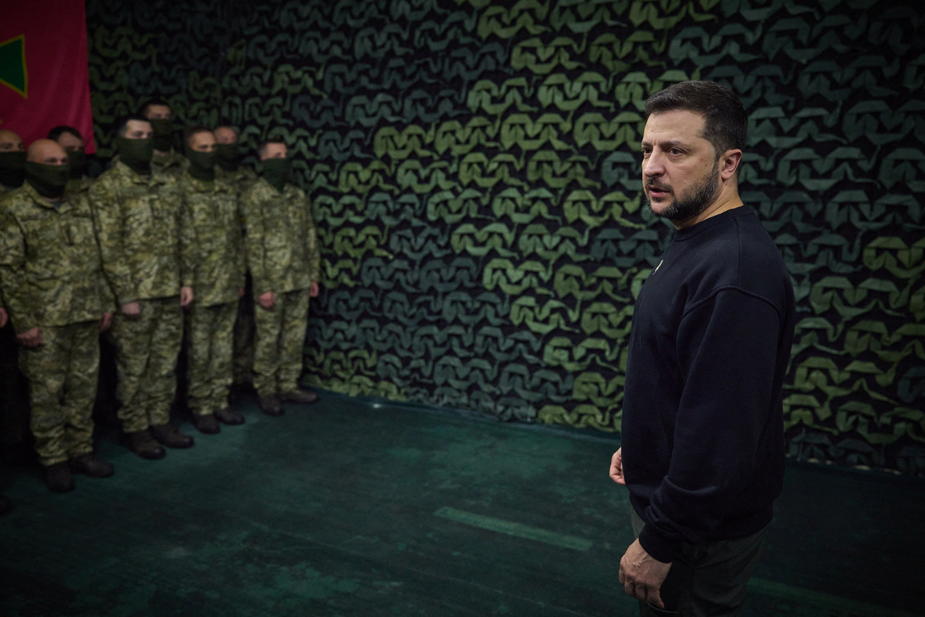 Ukraine's President Zelenskiy awards members of the State Border Guard Service in Kherson region