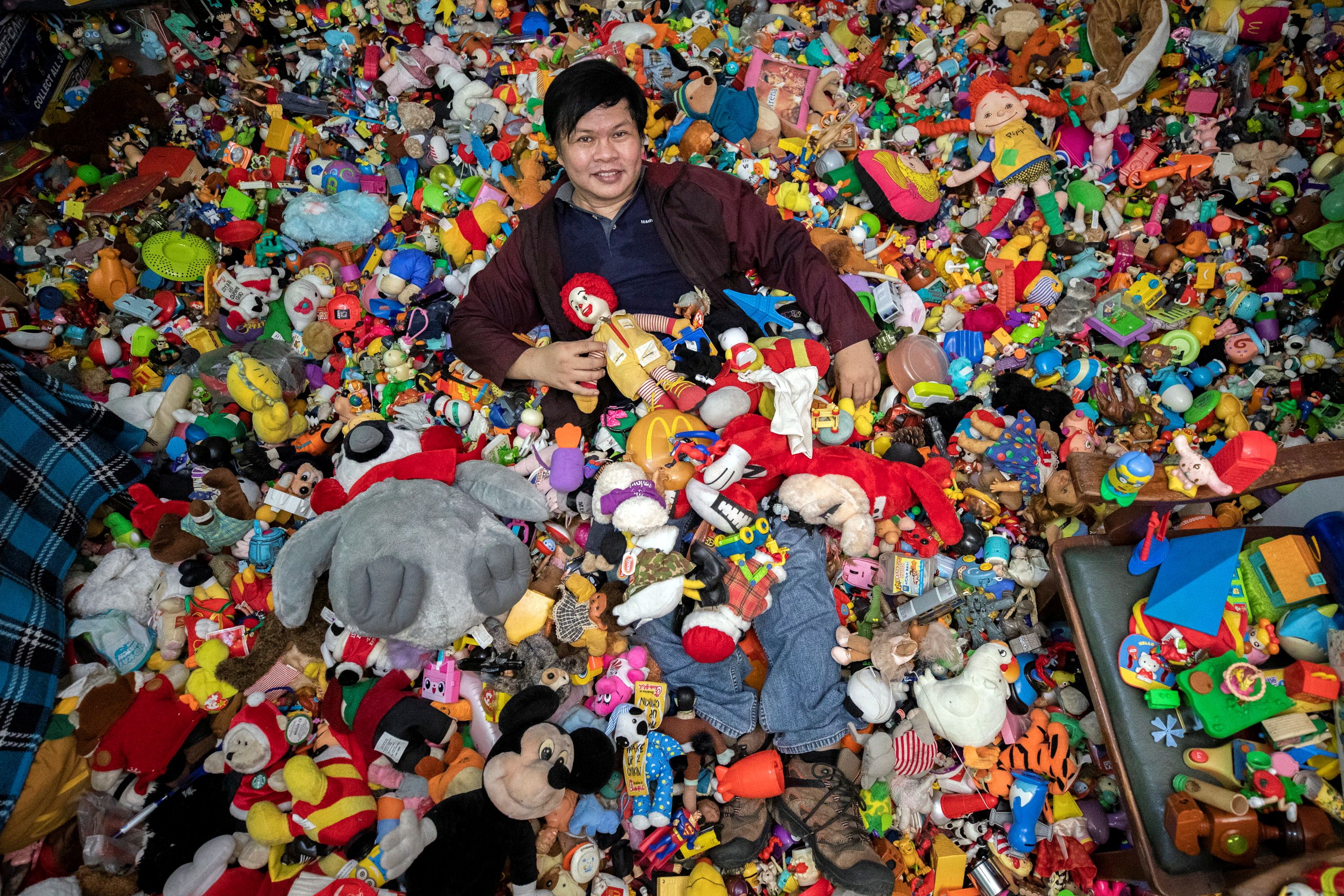 Philippine collector amasses super-sized collection of fast-food toys
