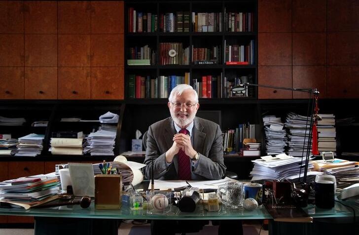 U.S. District Judge Jed Rakoff poses for a portrait in his office at the United States District Court for the Southern District of New York