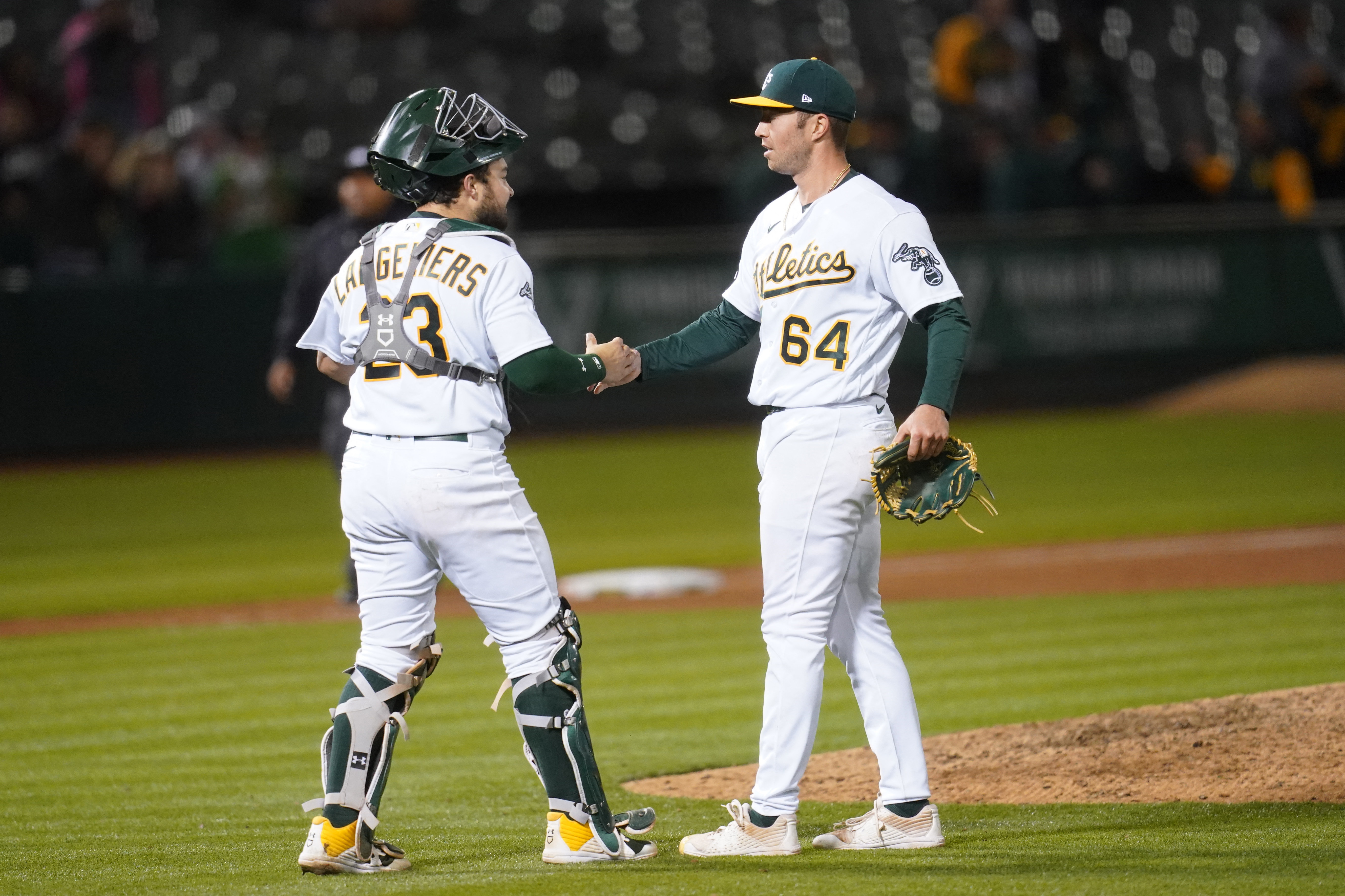 Shea Langeliers' key hit extends Athletics' streak at Rays' expense