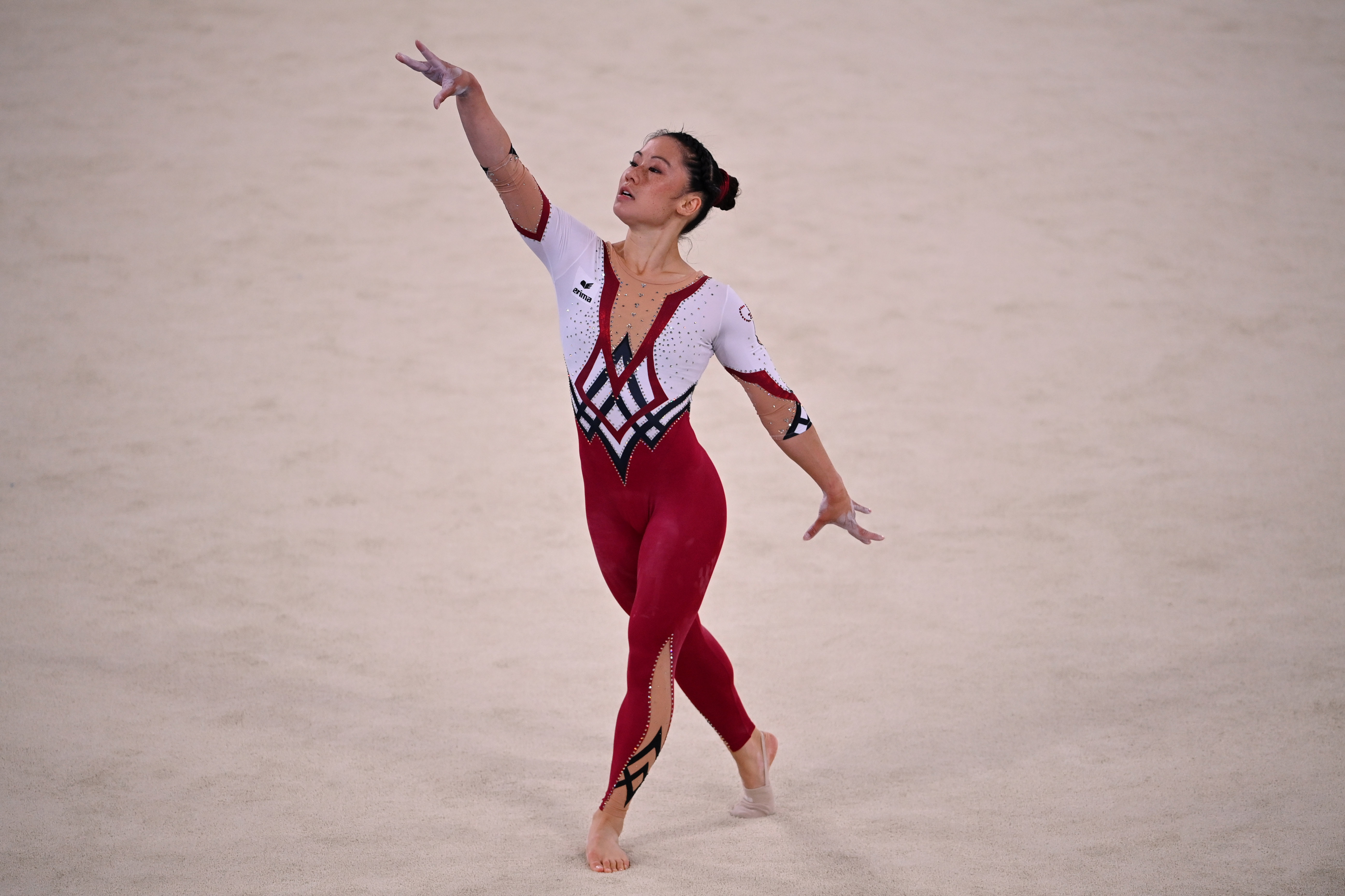 Gymnastics-German full-body suits applauded in slow-to-change Japan