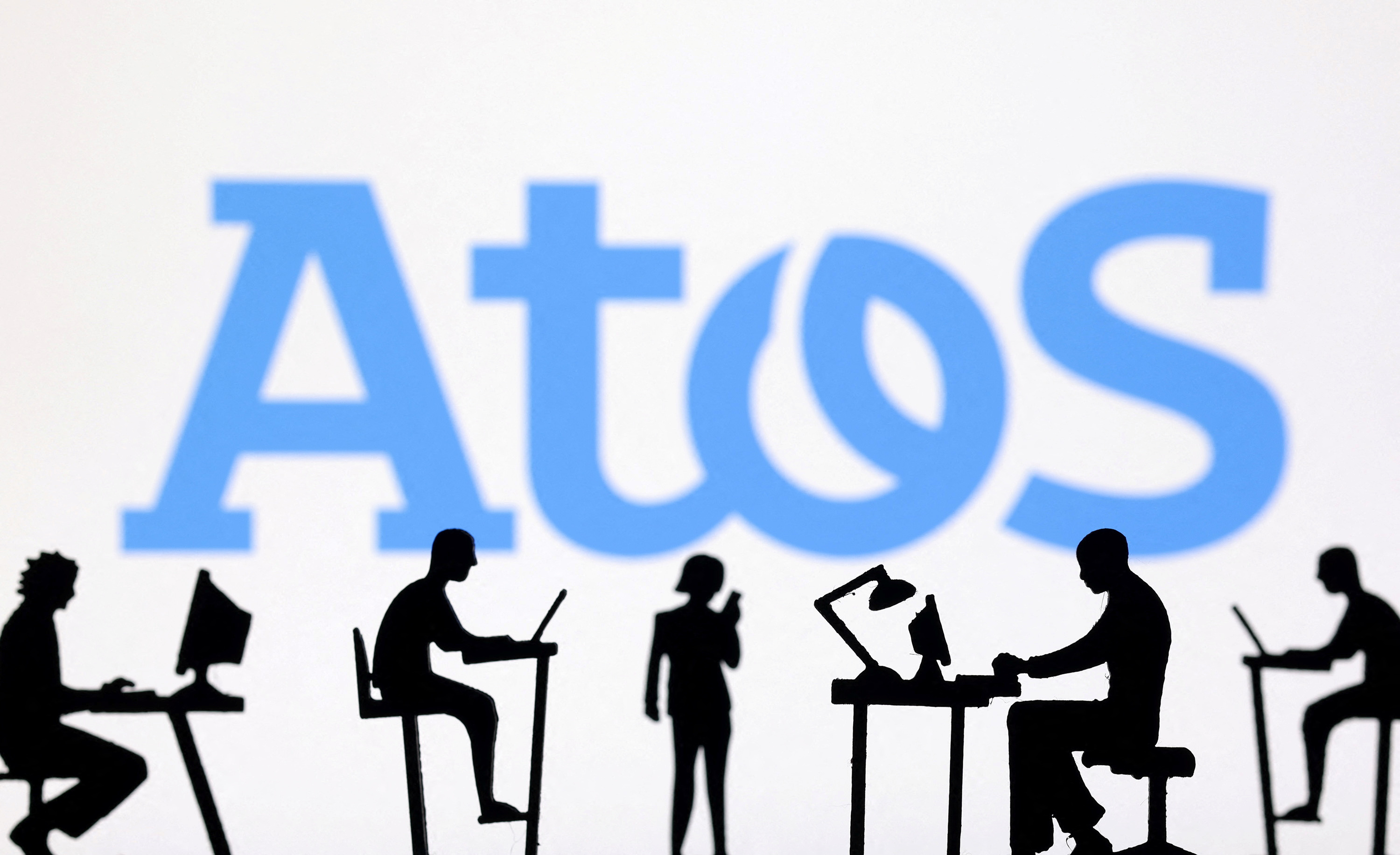 Illustration shows Atos logo