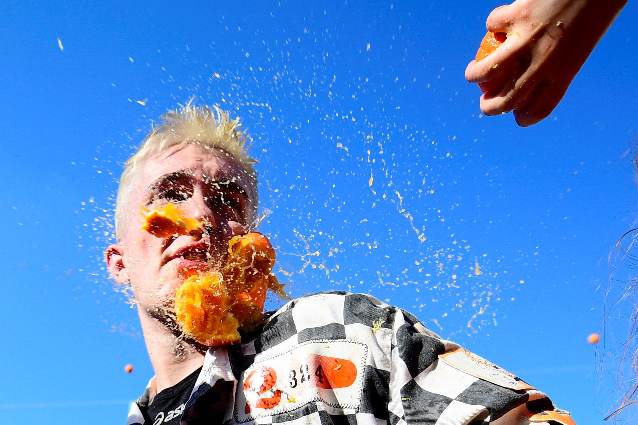 In pictures: War of the oranges - March 4, 2025 | Reuters