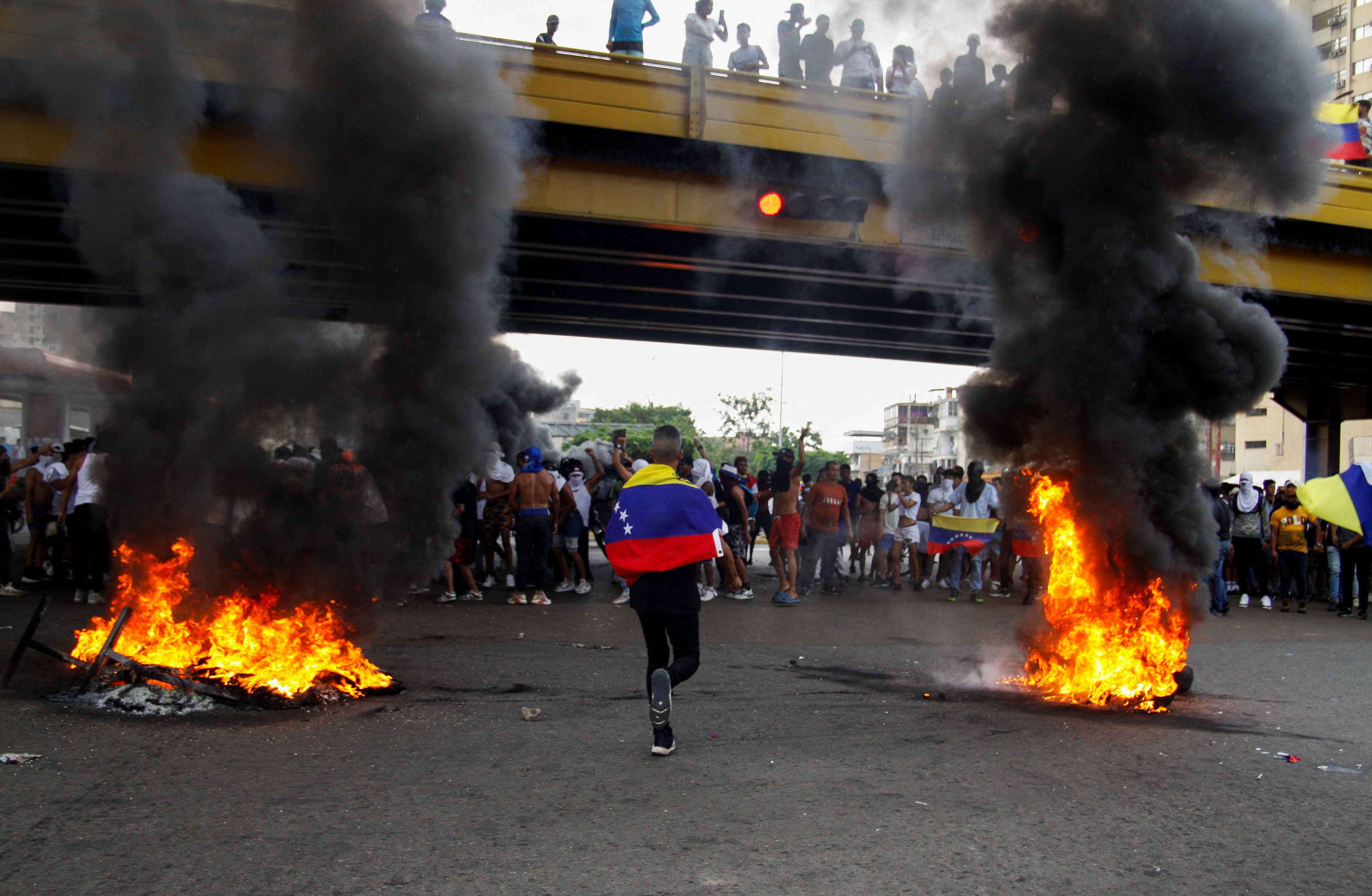 Aftermath of presidential election in Venezuela, in Puerto La Cruz