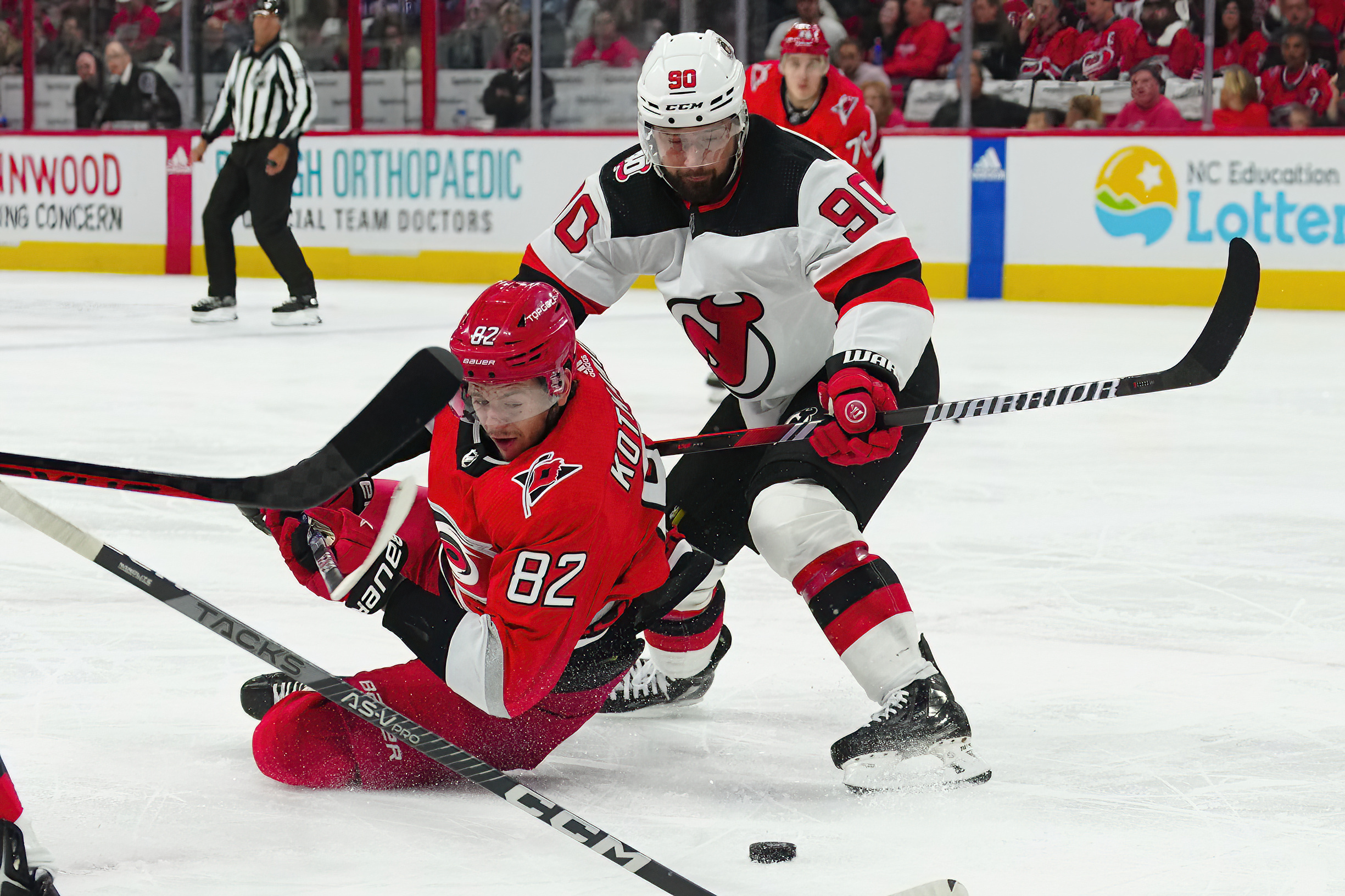 New Jersey grabs 1st road win of season with 5-3 victory over Hurricanes