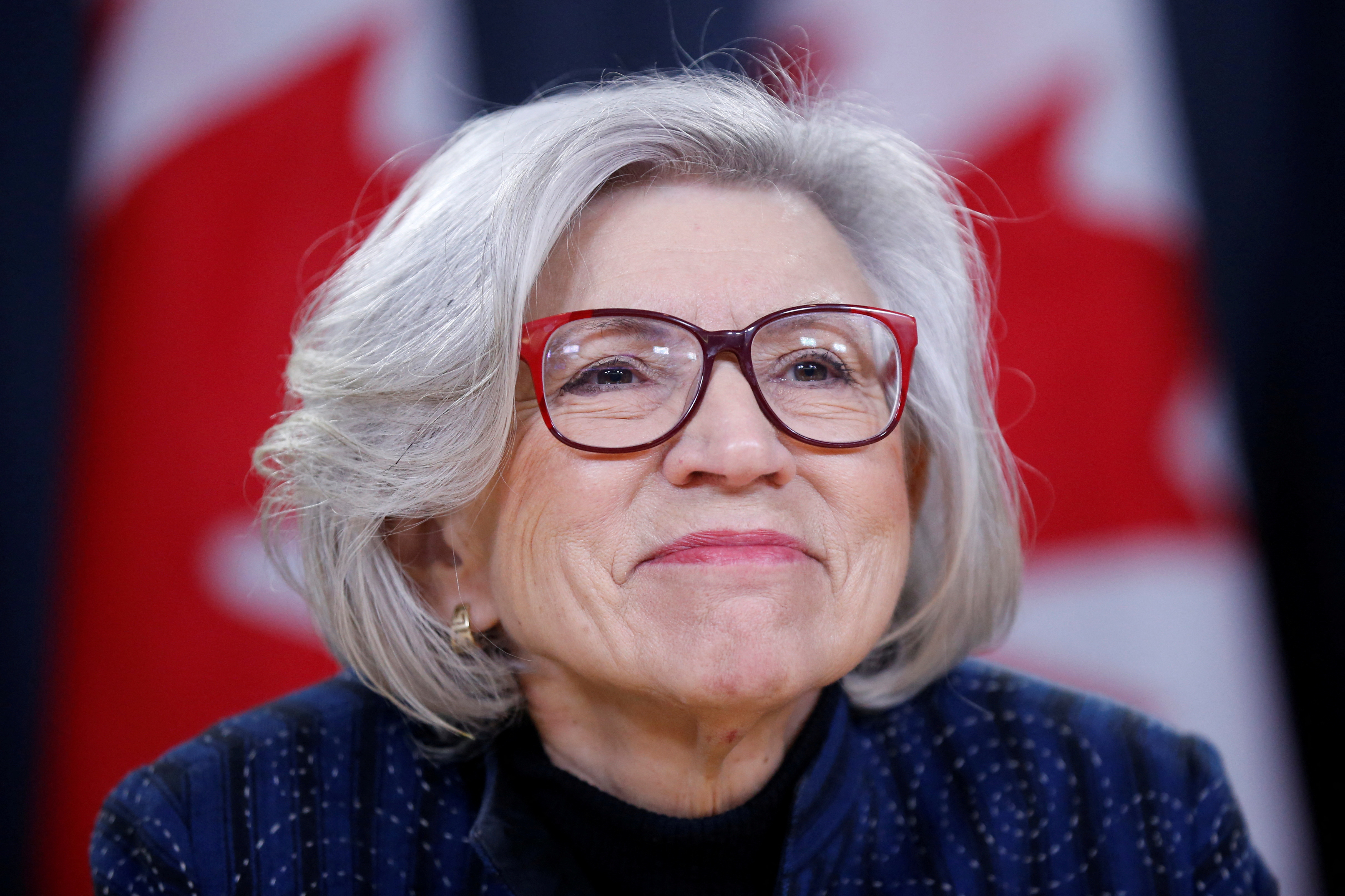 Canada's outgoing Supreme Court Chief Justice Beverley McLachlin takes part in a news conference in Ottawa