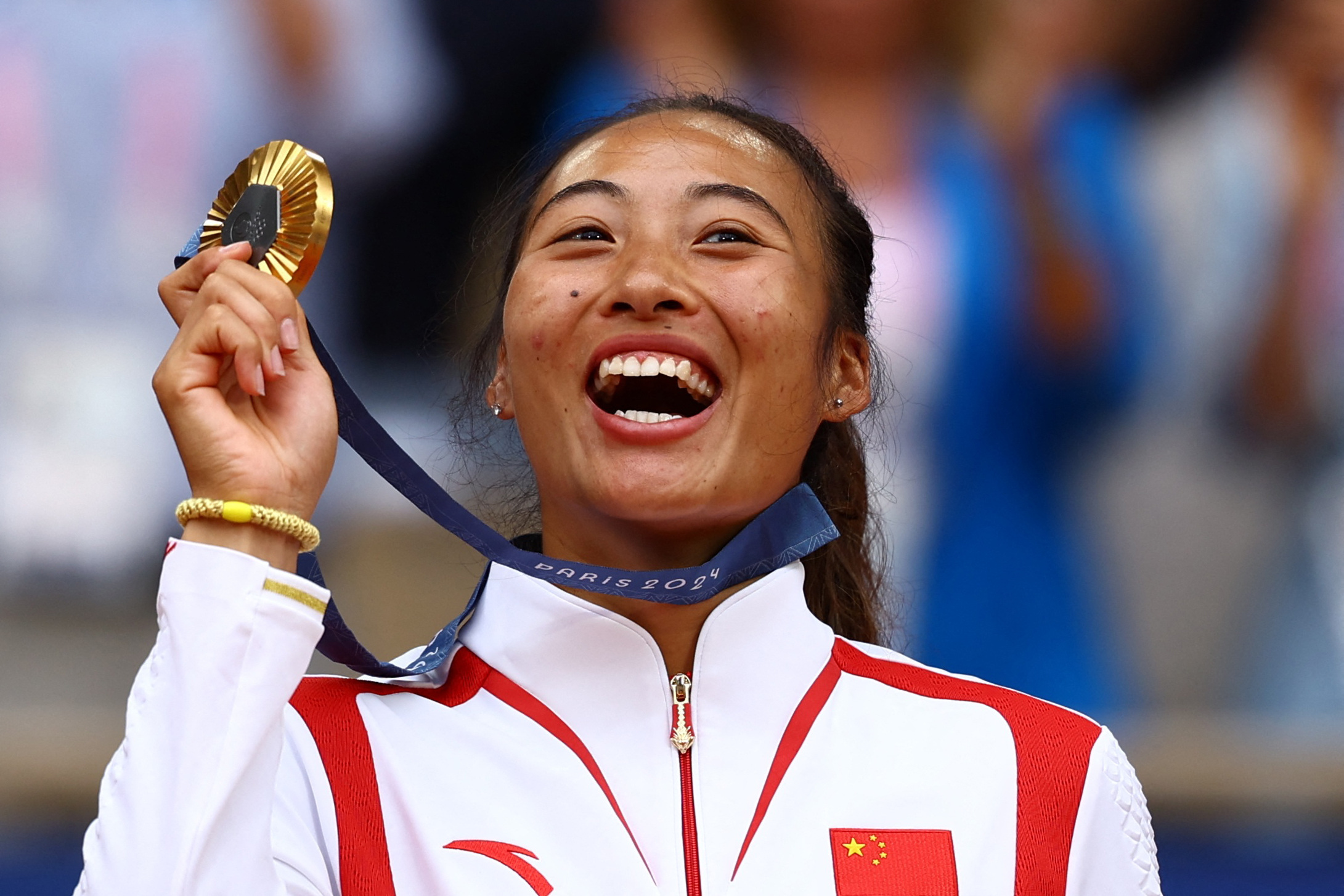 五輪＝テニス女子で鄭欽文が金メダル、シングルスでは中国史上初
