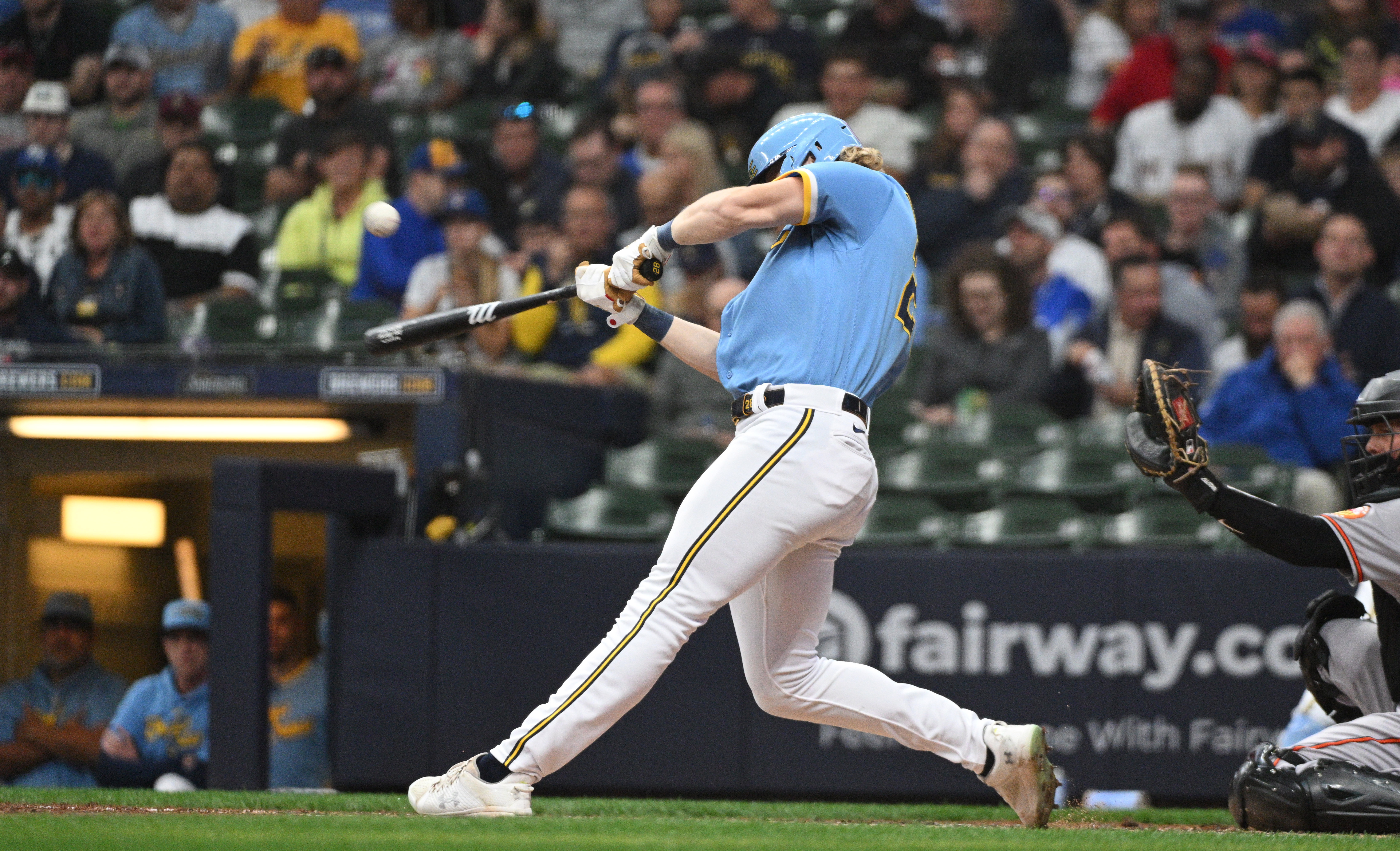 Joey Wiemer's two homers, Corbin Burnes' gem lead Brewers past Orioles