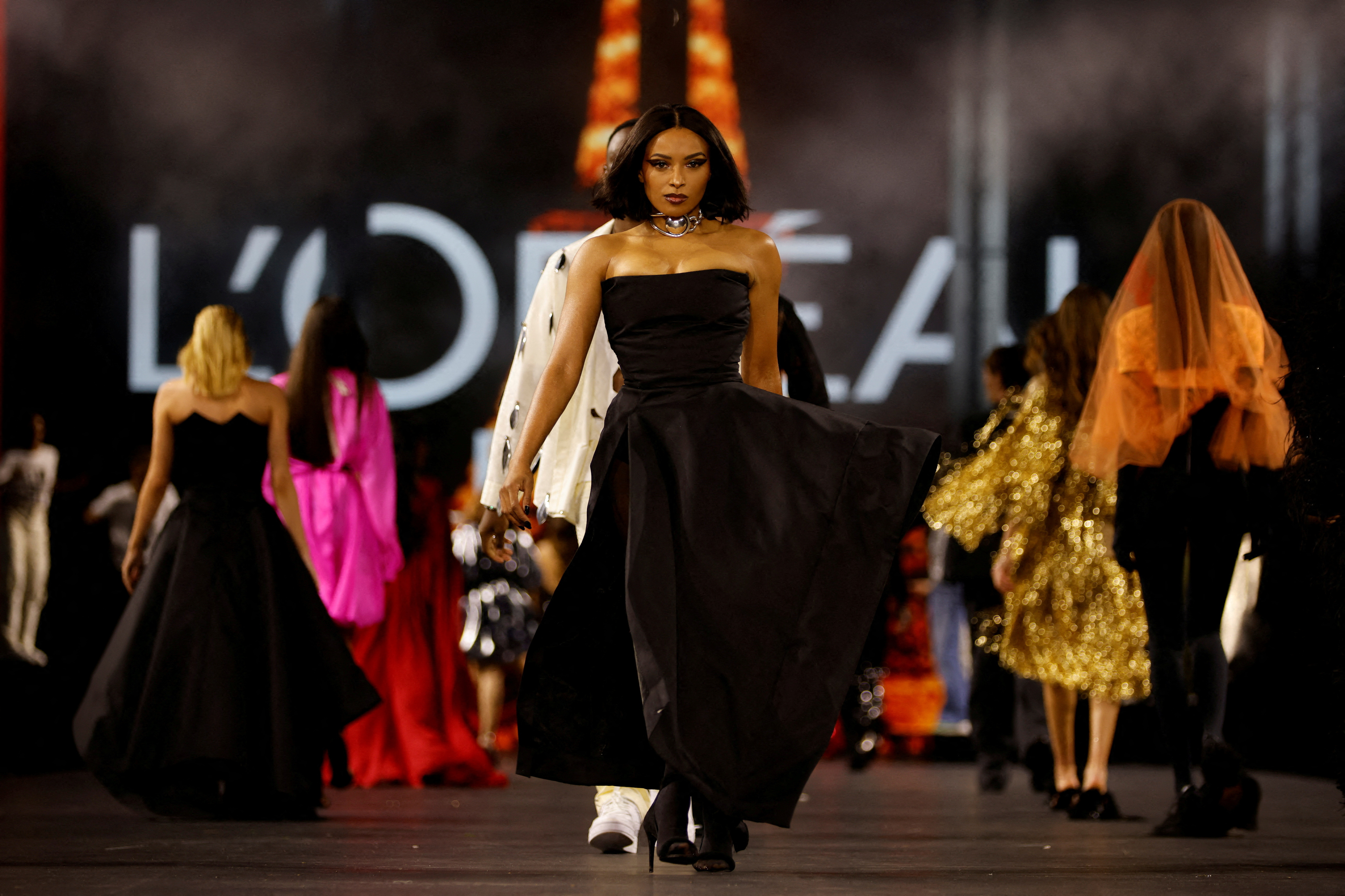 L'Oreal event show as part of Paris Fashion Week in Paris