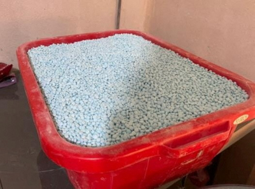 Mexican Army seized fentanyl pill manufacturing center and a methamphetamine lab, in Culiacan