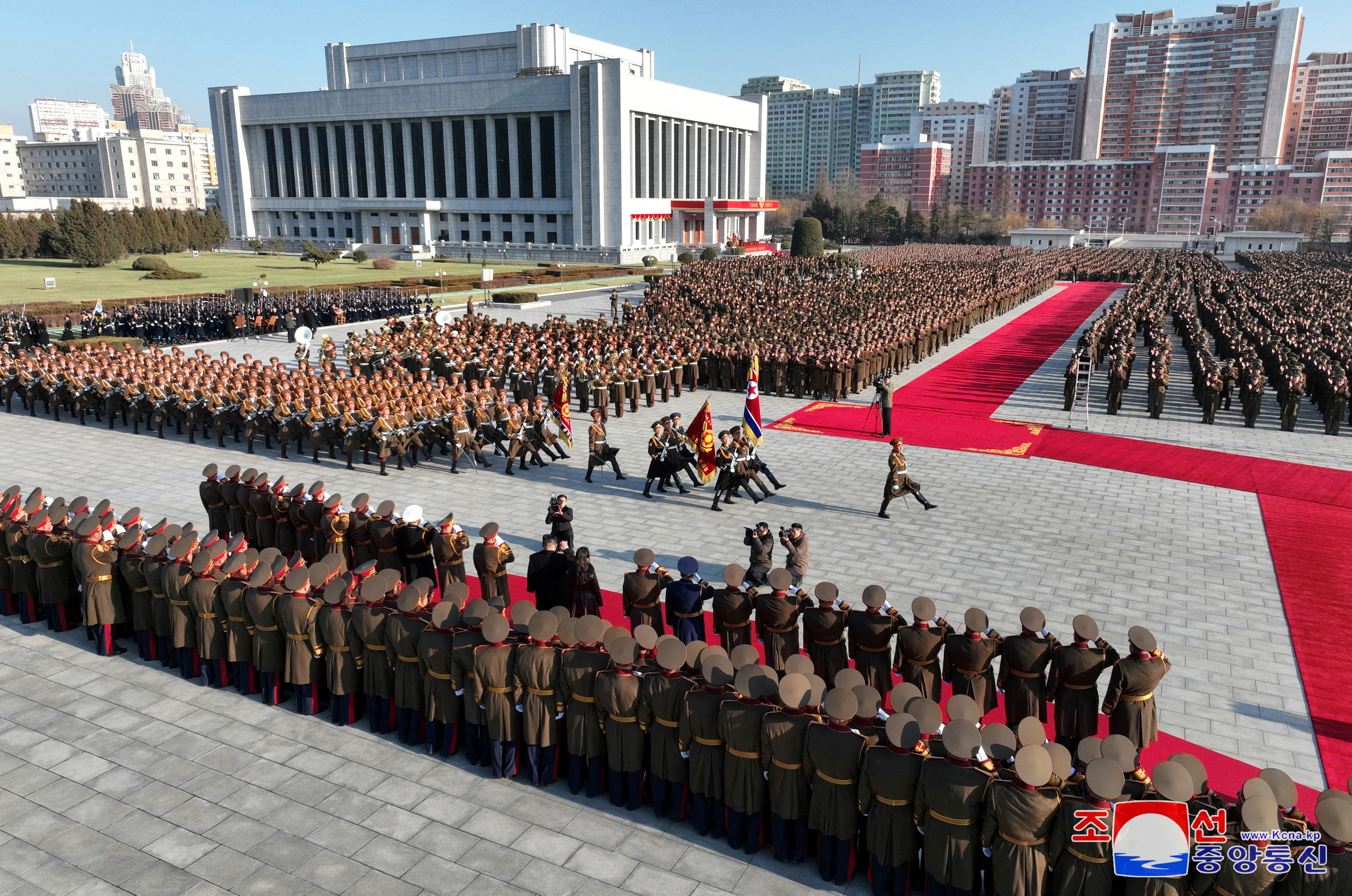 76th anniversary of the founding of the Korean People's Army