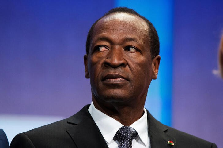 President of Burkina Faso, Blaise Compaore at the Clinton Global Initiative in New York