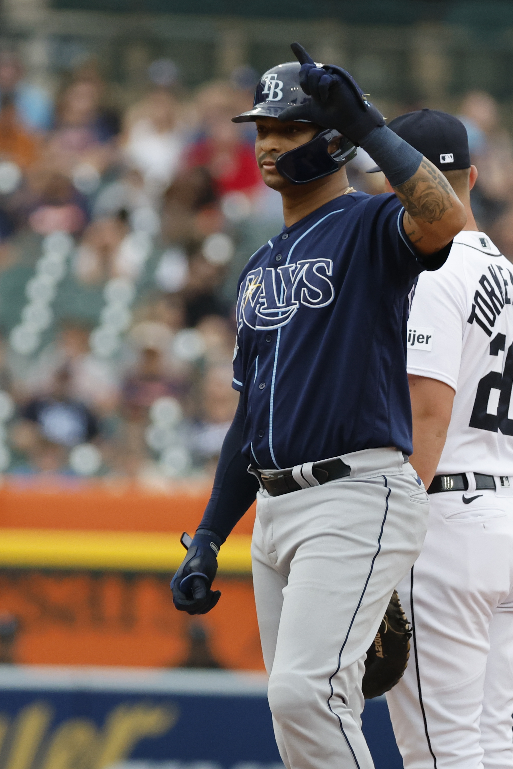 Yandy Díaz and Wander Franco lead Rays to 10-6 win over Tigers - The San  Diego Union-Tribune