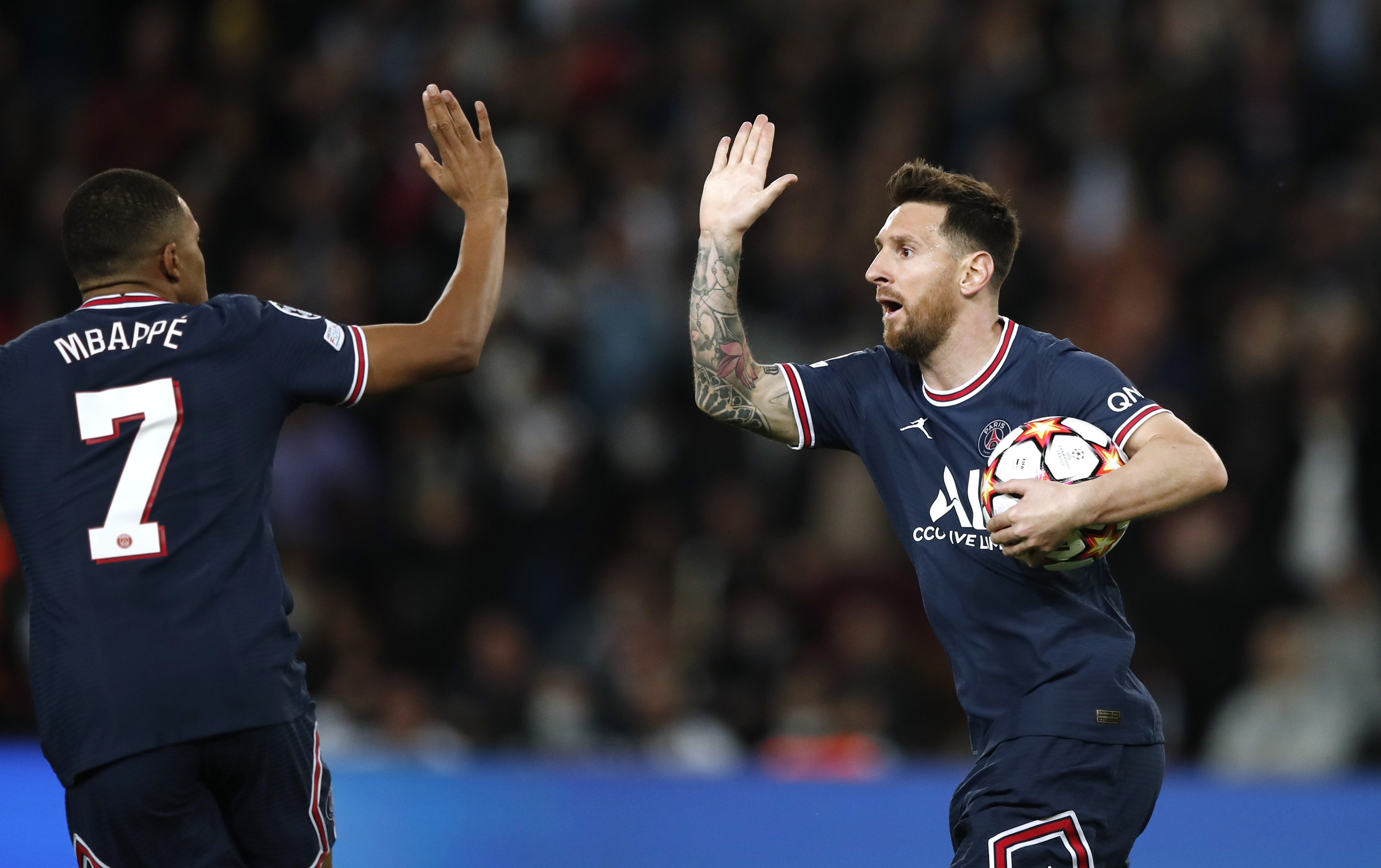 Mbappe Messi Double Act Earns Psg Comeback Win Against Leipzig Reuters