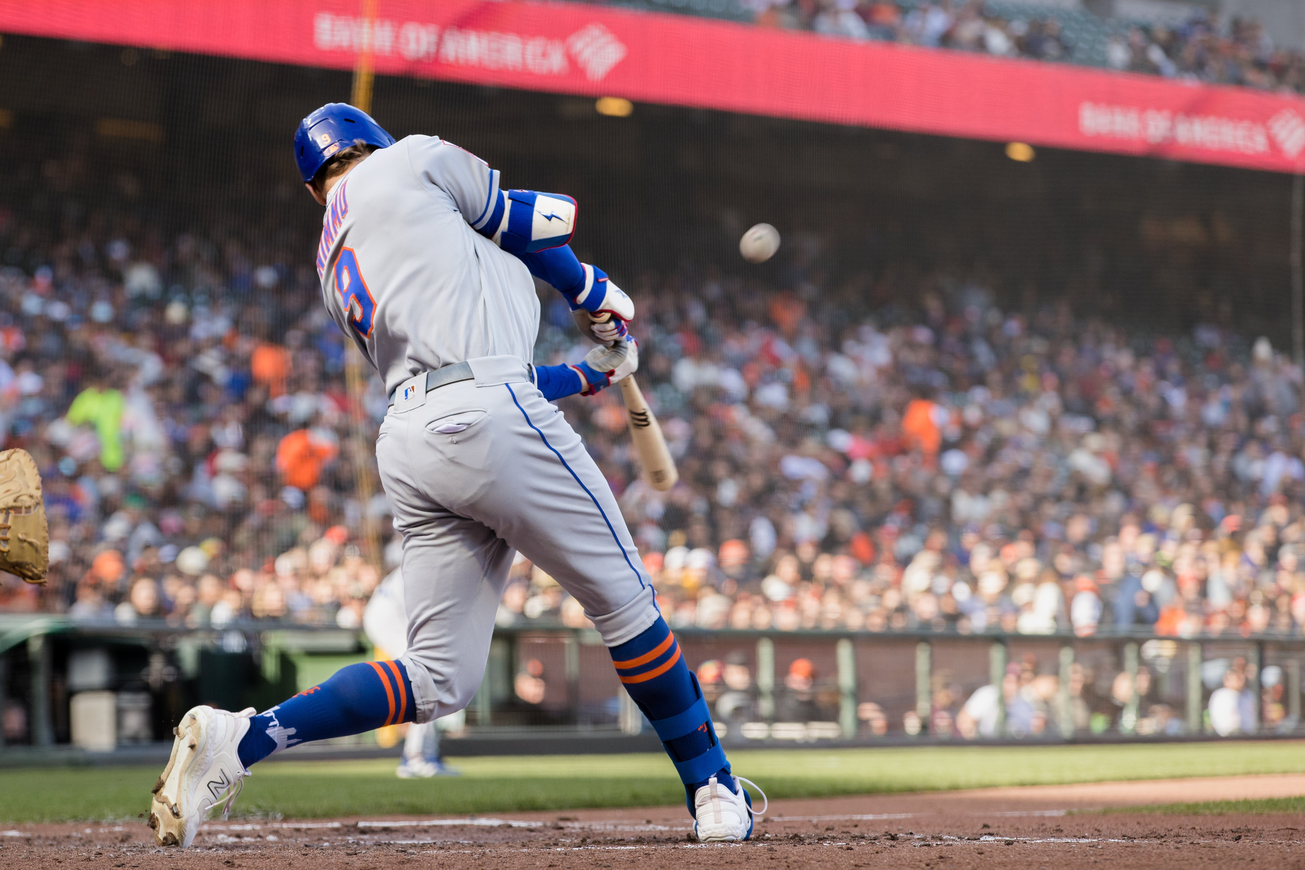 San Francisco Giants Outfielder Joc Pederson (23) during an MLB game  between New York Mets and San Francisco Giants at the Oracle Park in San  Francisc Stock Photo - Alamy