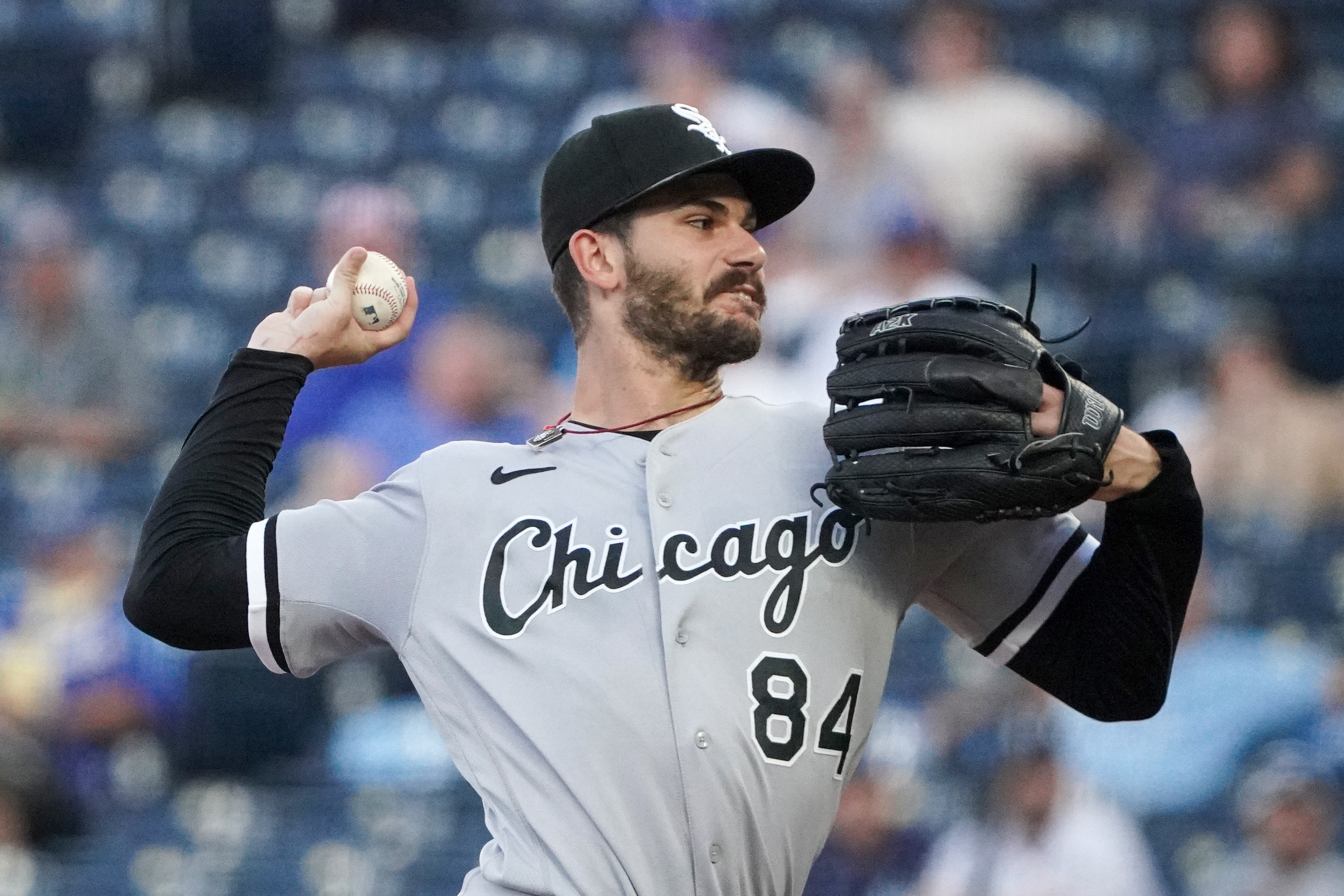 Gregory Santos of the Chicago White Sox celebrates the final out