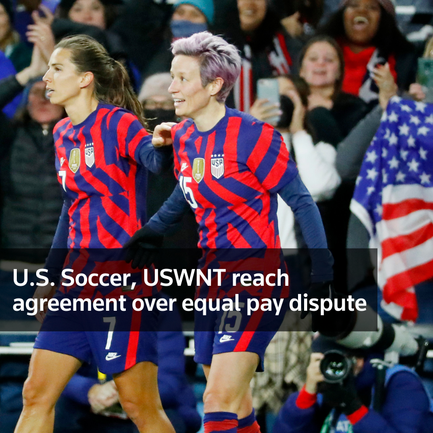 U.S. Soccer y USWNT llegan a un acuerdo sobre la disputa por la igualdad salarial