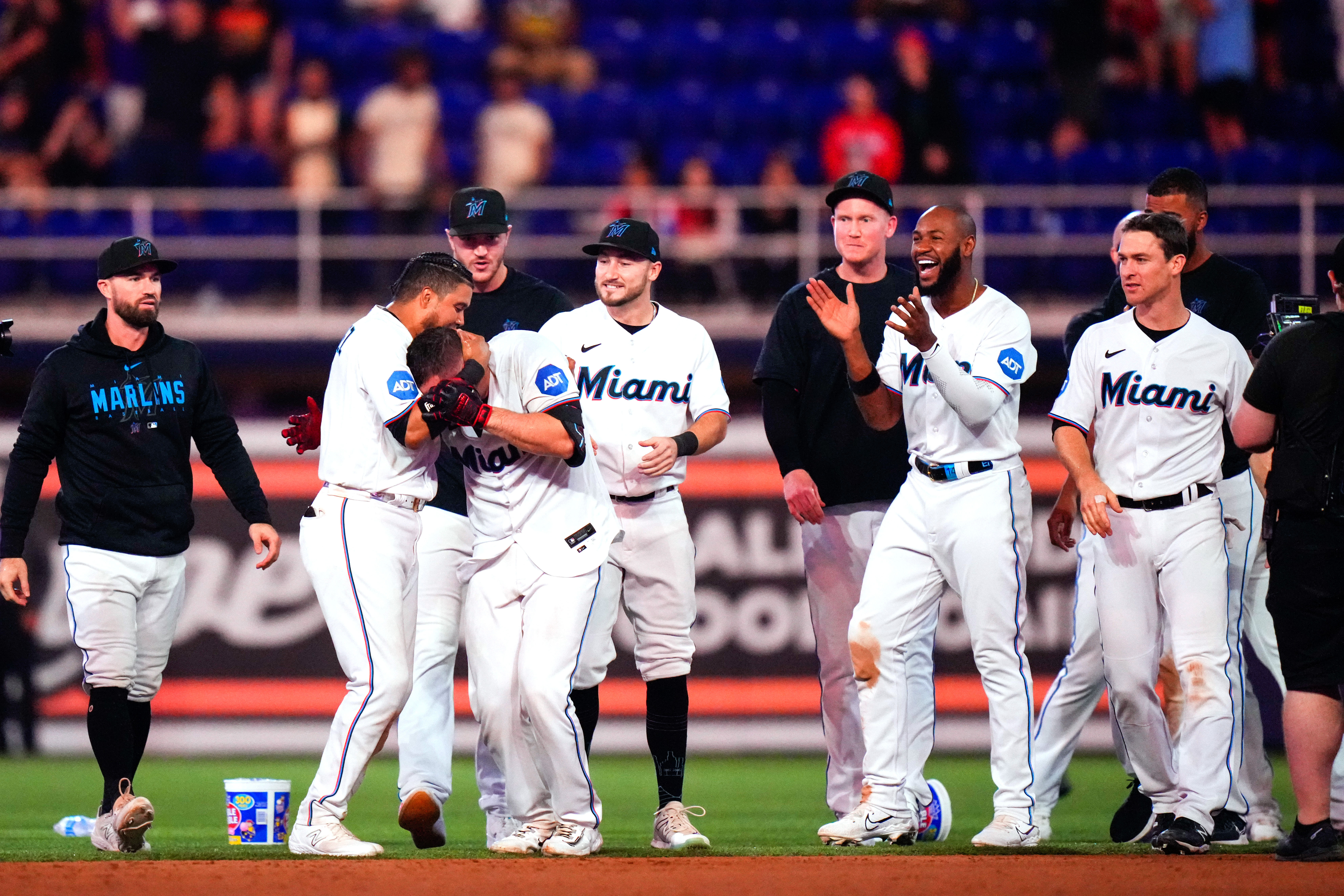 Jean Segura, Nick Fortes clutch up as Marlins rally past Padres