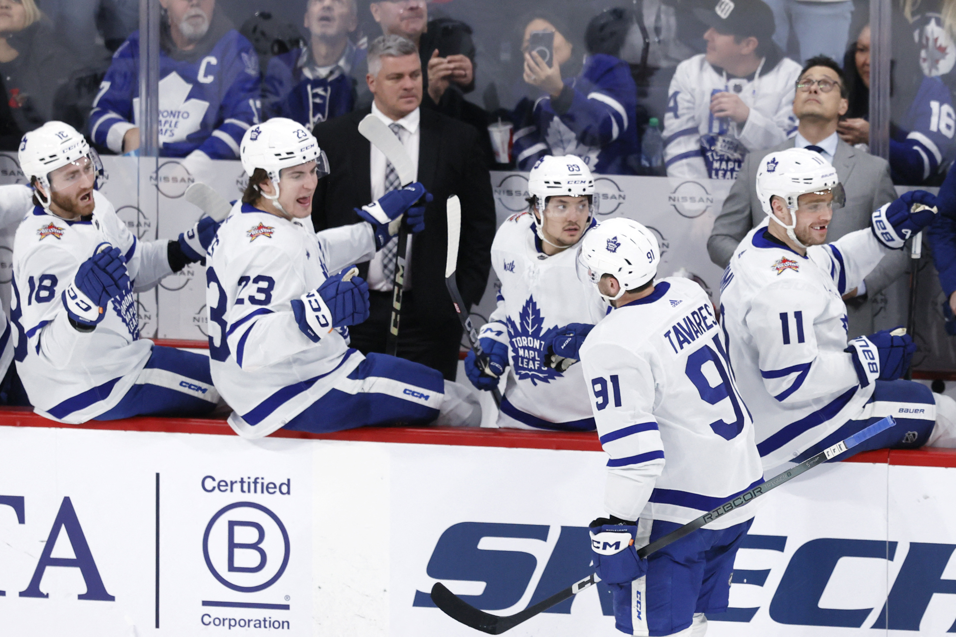 Auston Matthews Scores 40th As Leafs Take Down Jets | Reuters