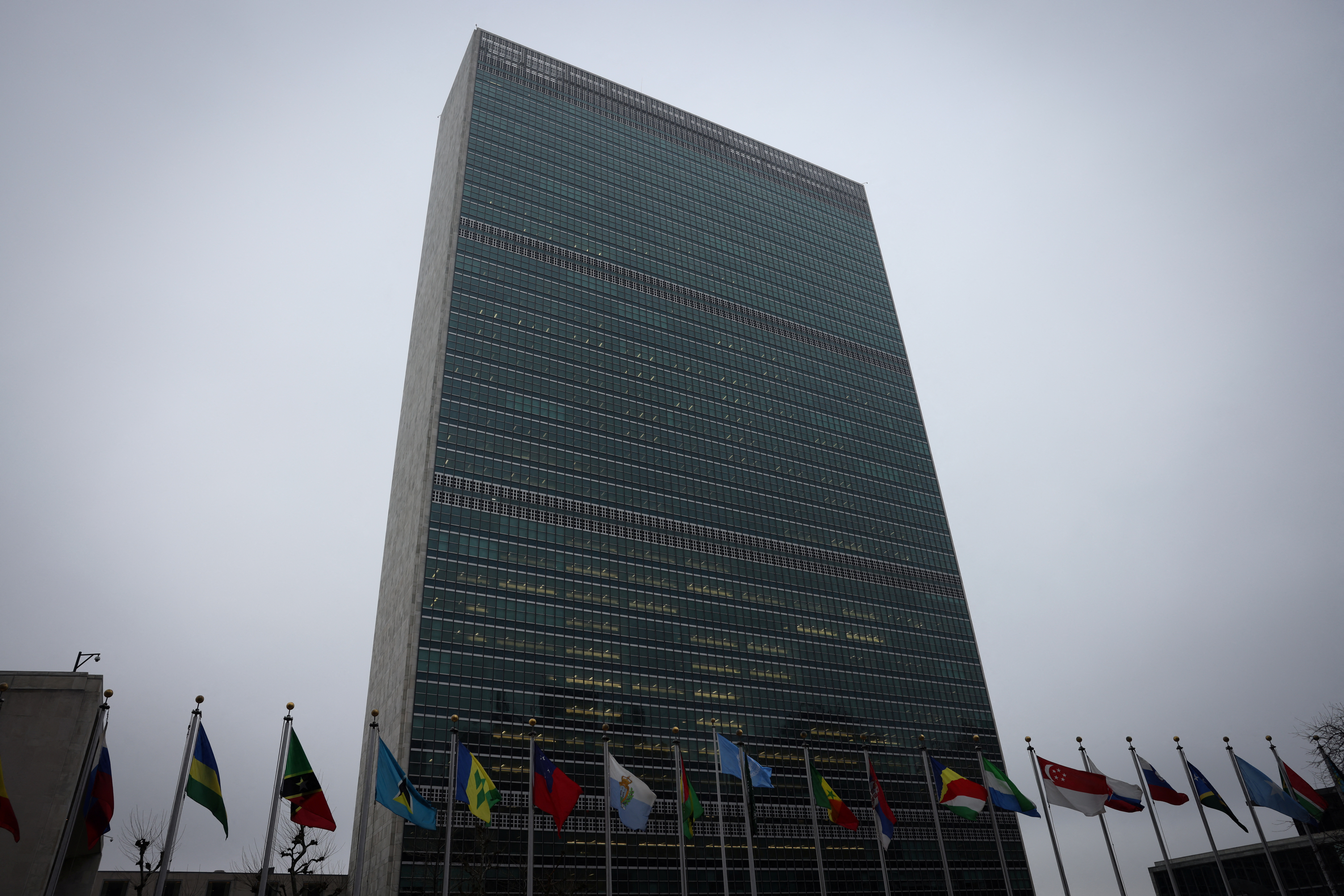 U.N. General Asembly holds high-level meeting on adoption of resolution on Ukraine in New York