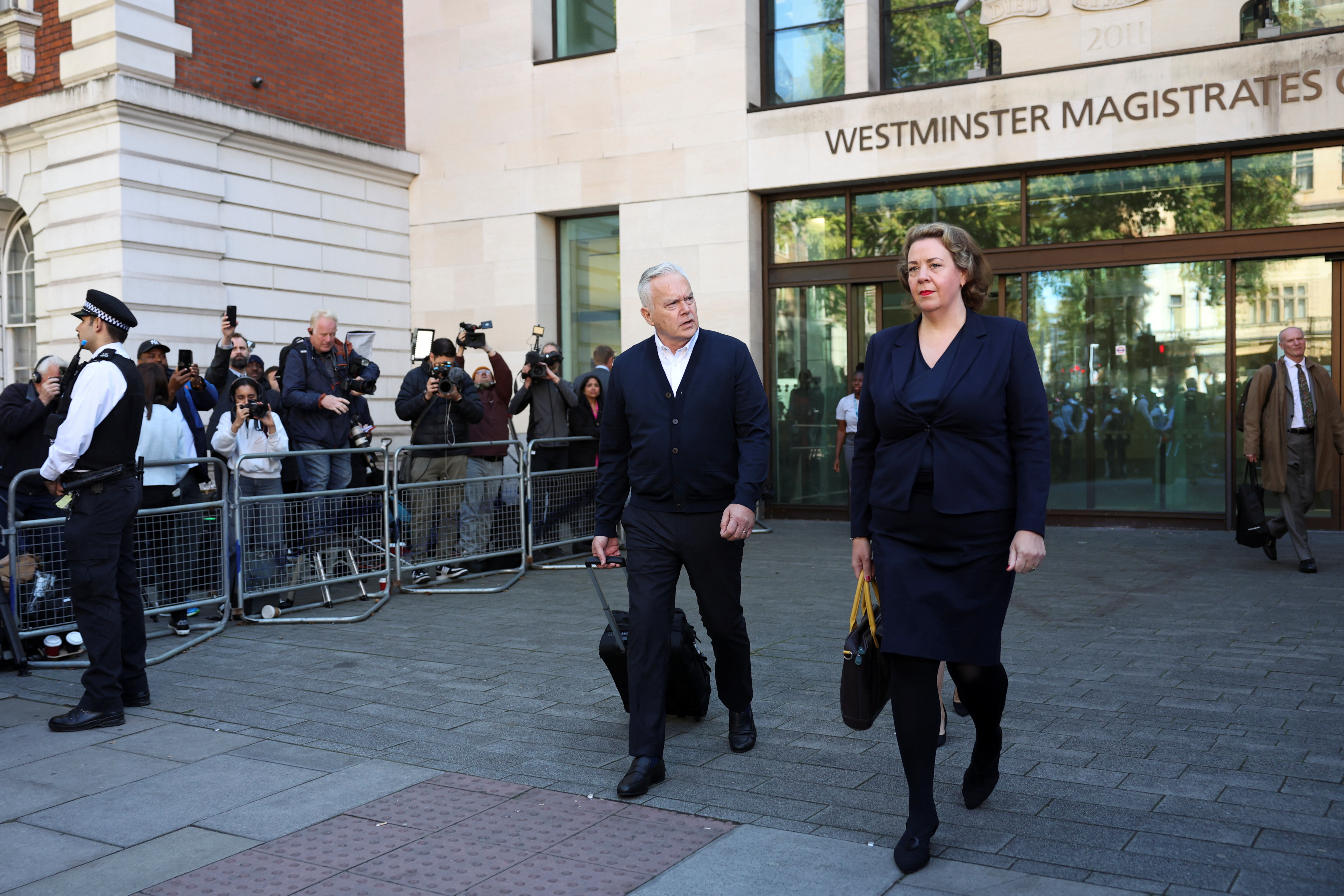 Former BBC news presenter Huw Edwards sentenced at Westminster Magistrates' Court in London