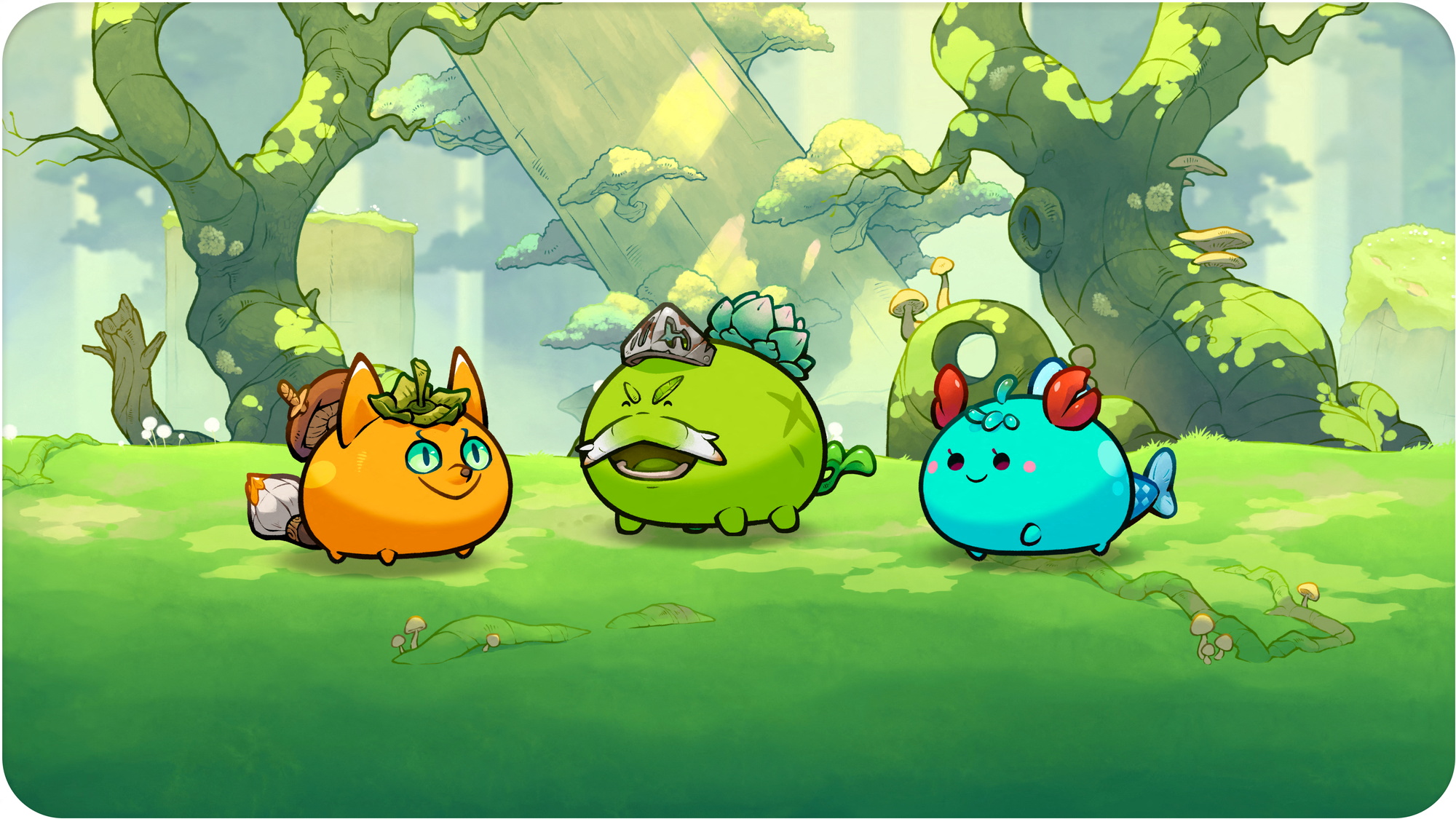 Handout image from the blockchain-based game Axie Infinity