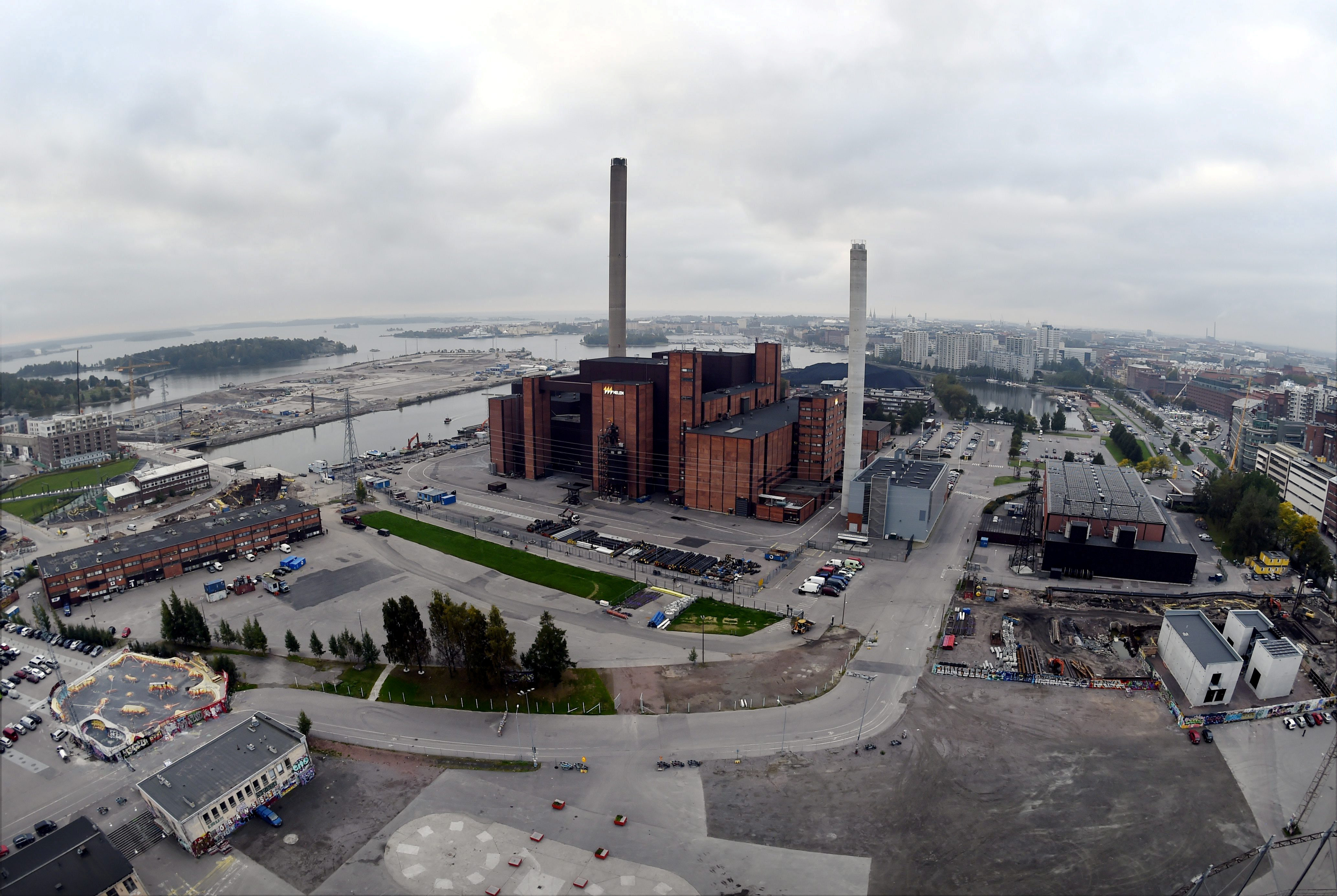 Hanasaari power plant in Helsinki