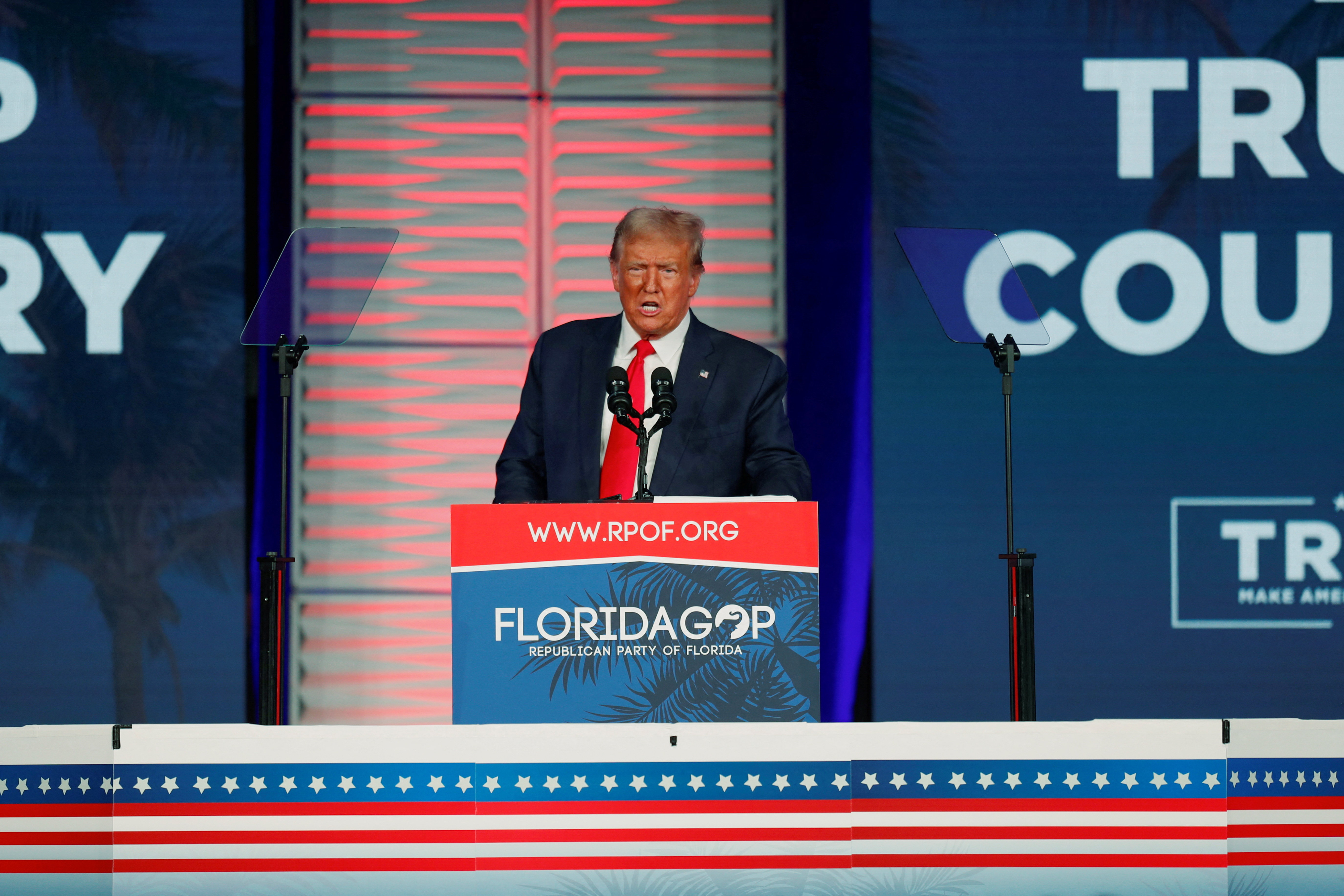 Republican presidential candidates speak in Florida
