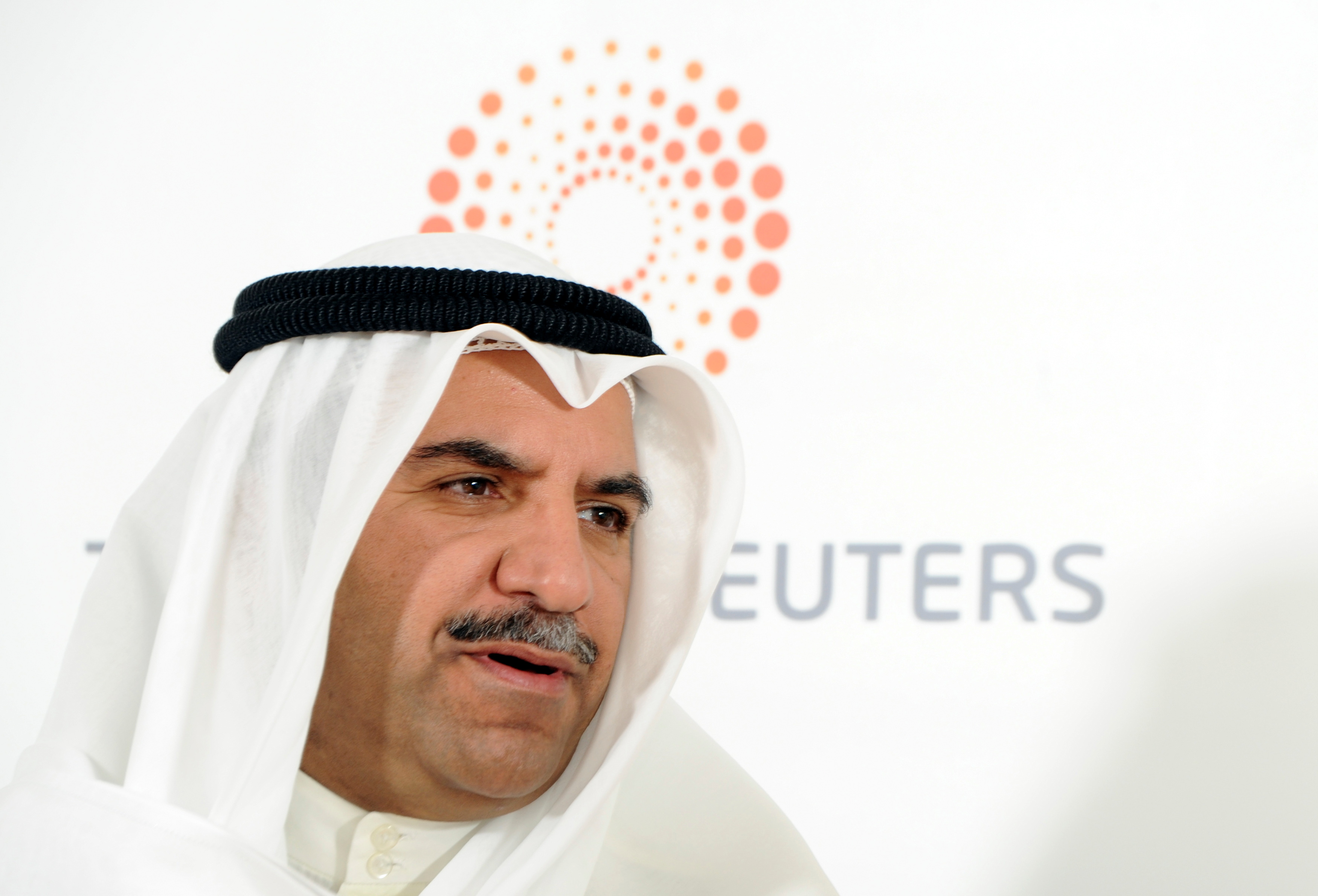 Chairman of Jazeera Airways Boodai speaks during Reuters Middle East Investment Summit in Kuwait City