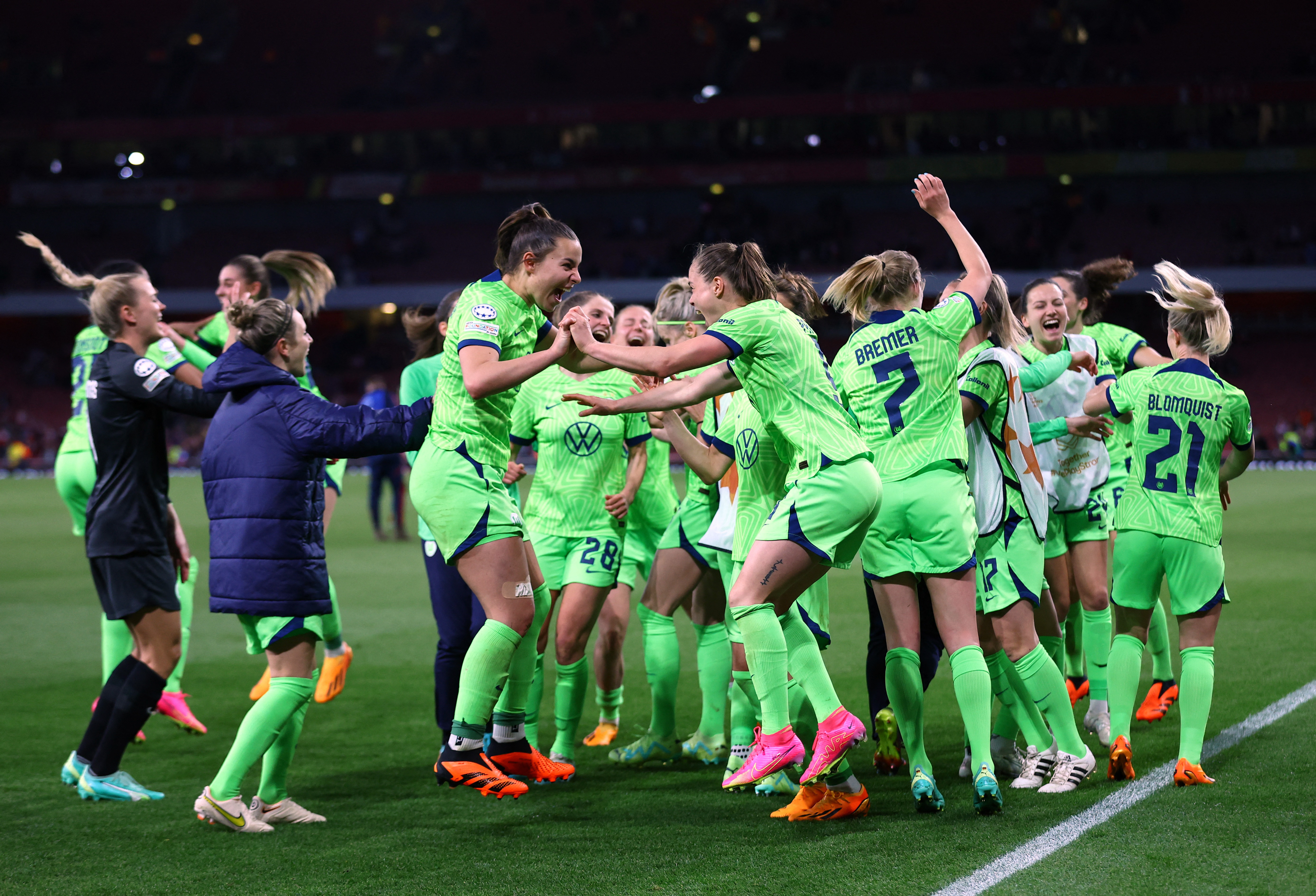 Football news 2023: Wolfsburg def Arsenal, Women's Champions