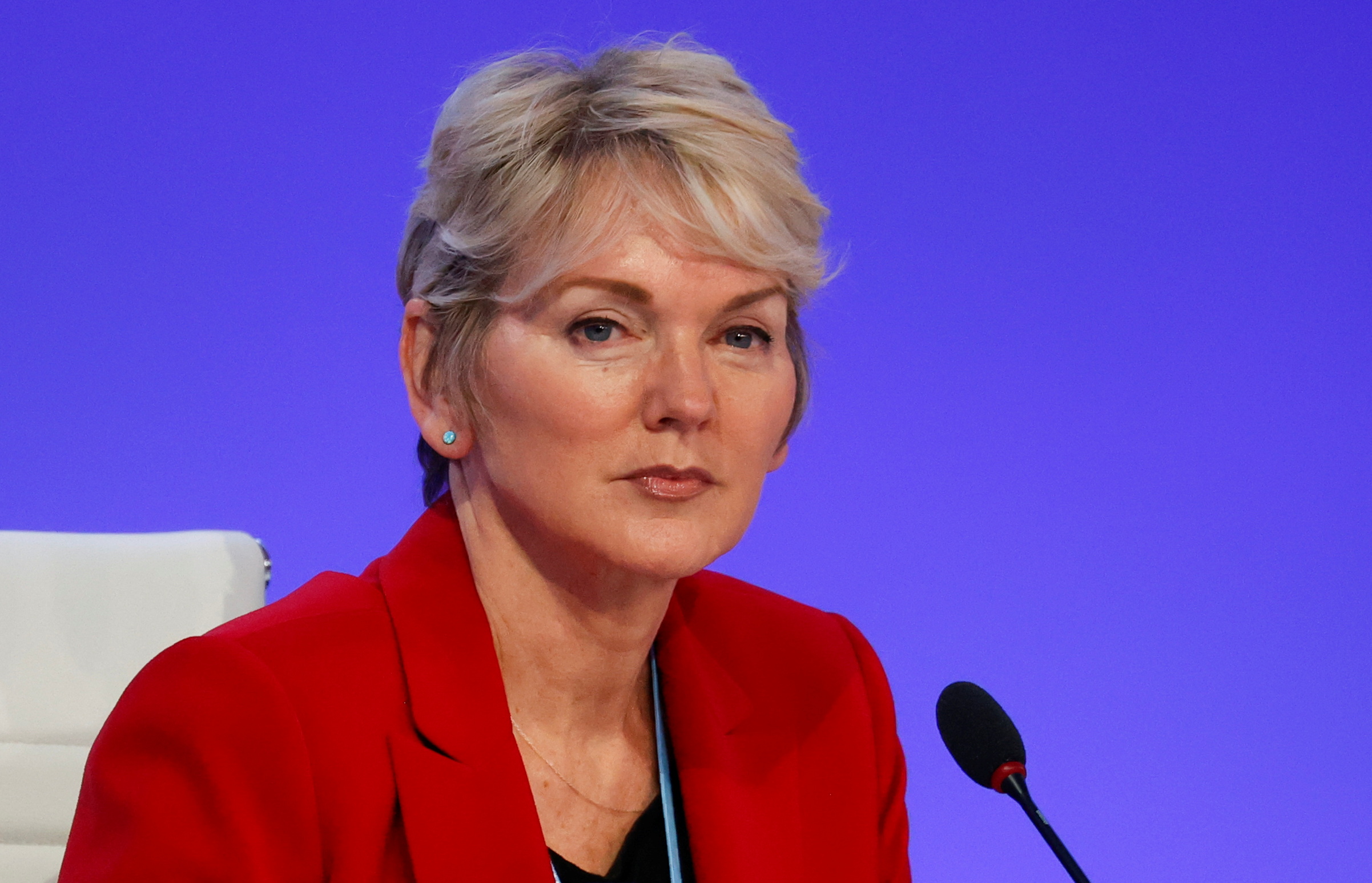 U.S. Energy Secretary Jennifer Granholm attends the UN Climate Change Conference (COP26), in Glasgow