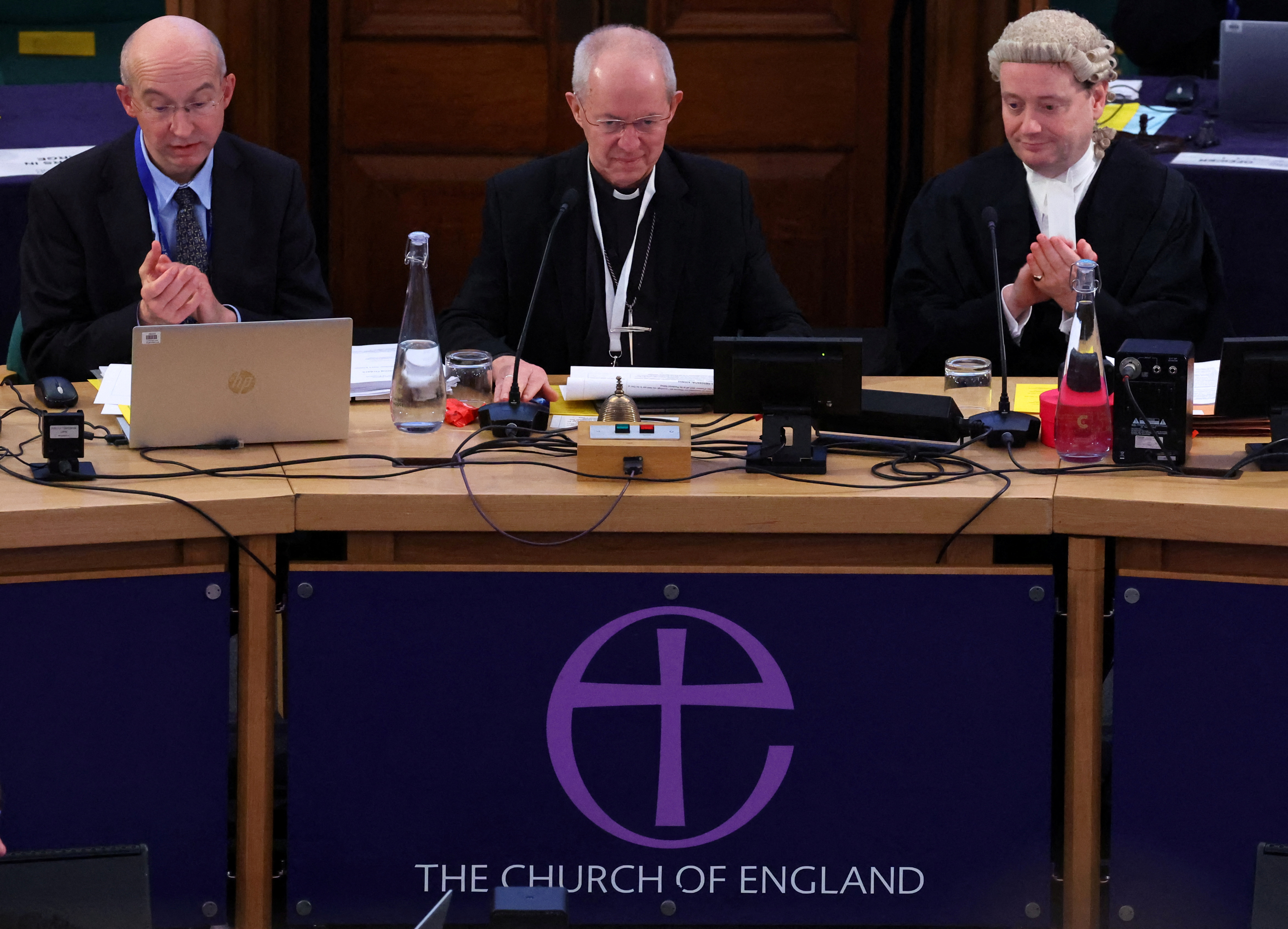 Archbishop of Canterbury, Welby attends Church of England General Synod meeting in London