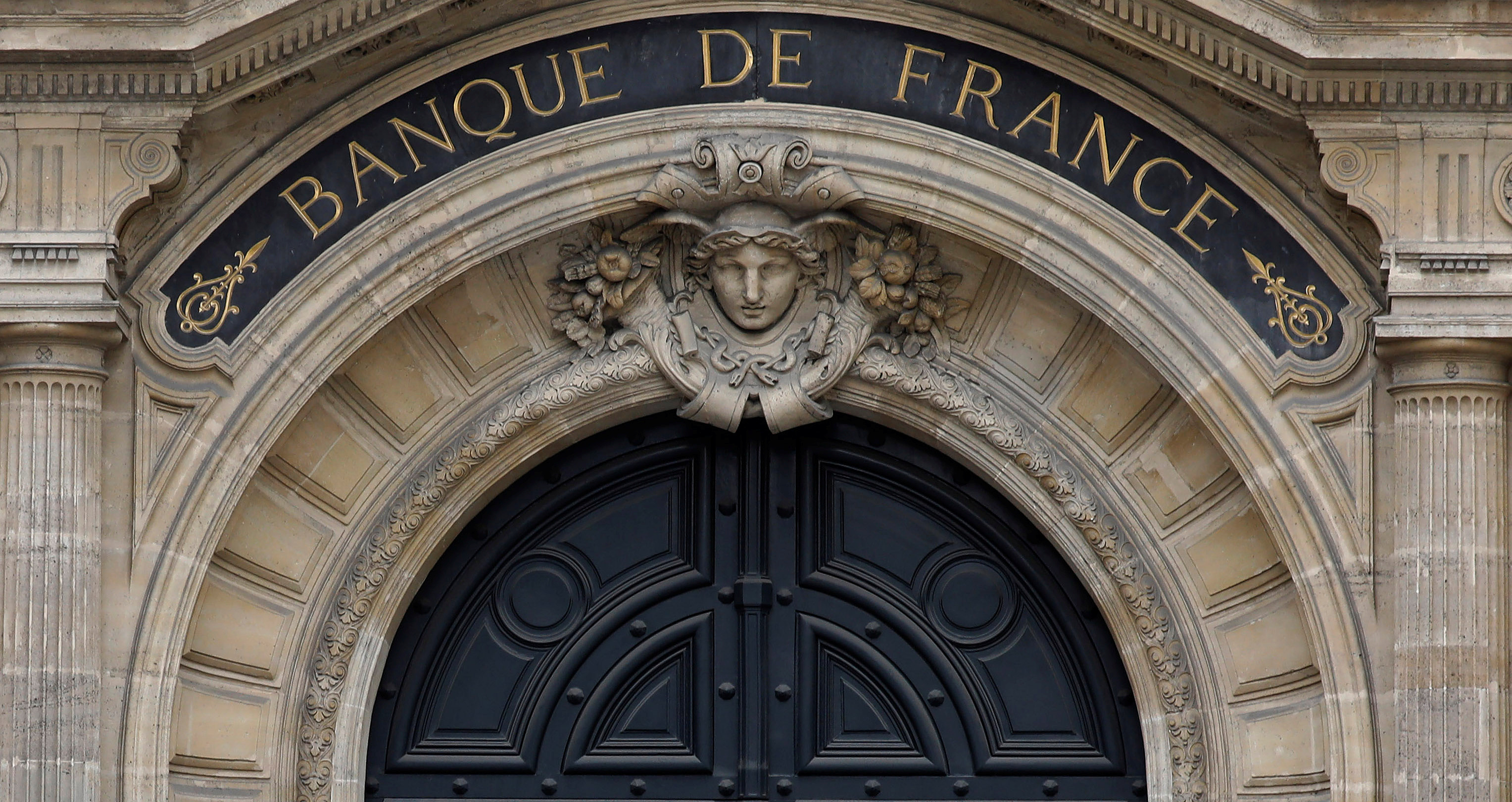 Facade of the Bank of France 