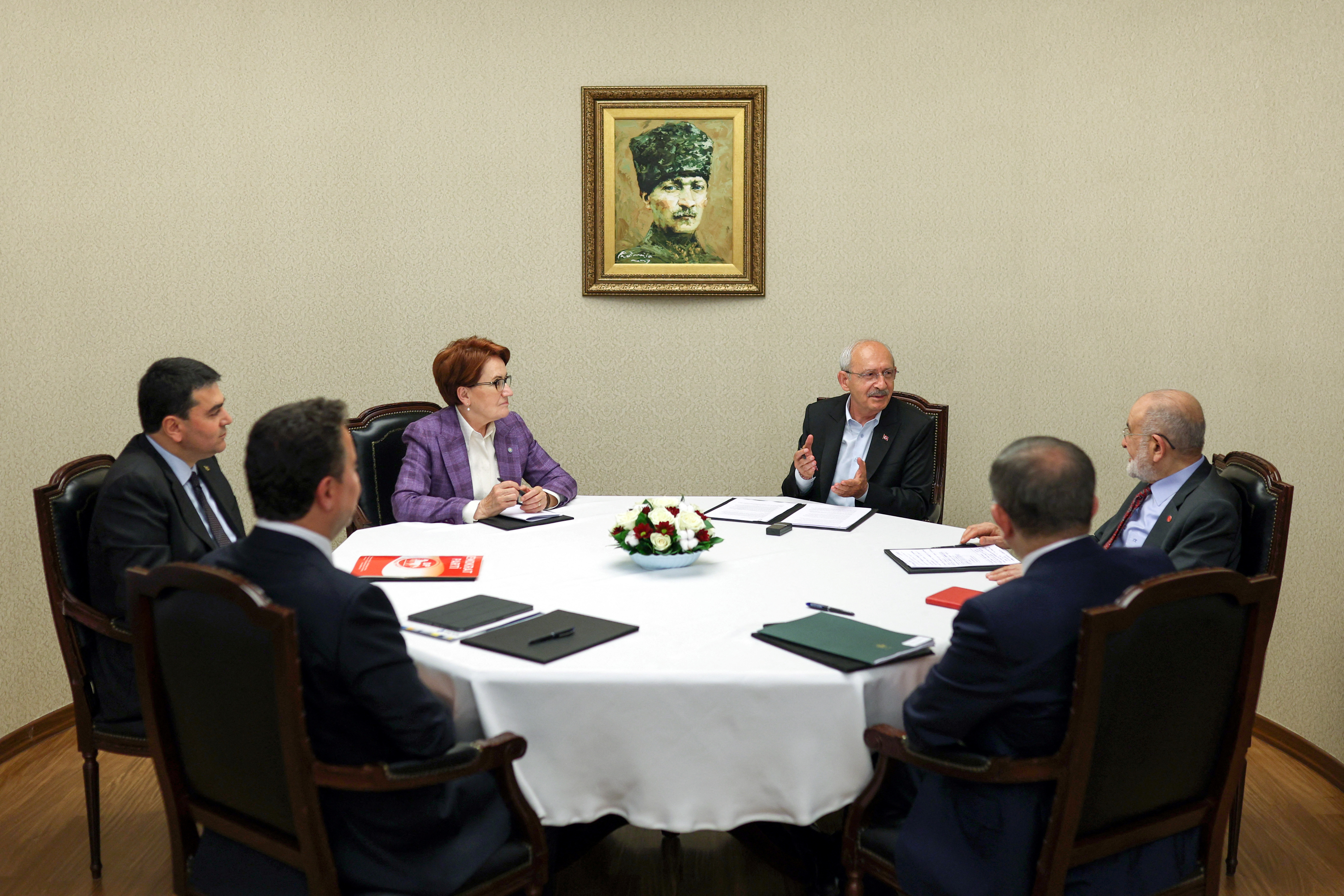 Turkey's opposition leaders met in Ankara
