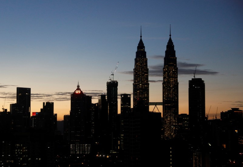 A view of Kuala Lumpur skyline in Malaysia